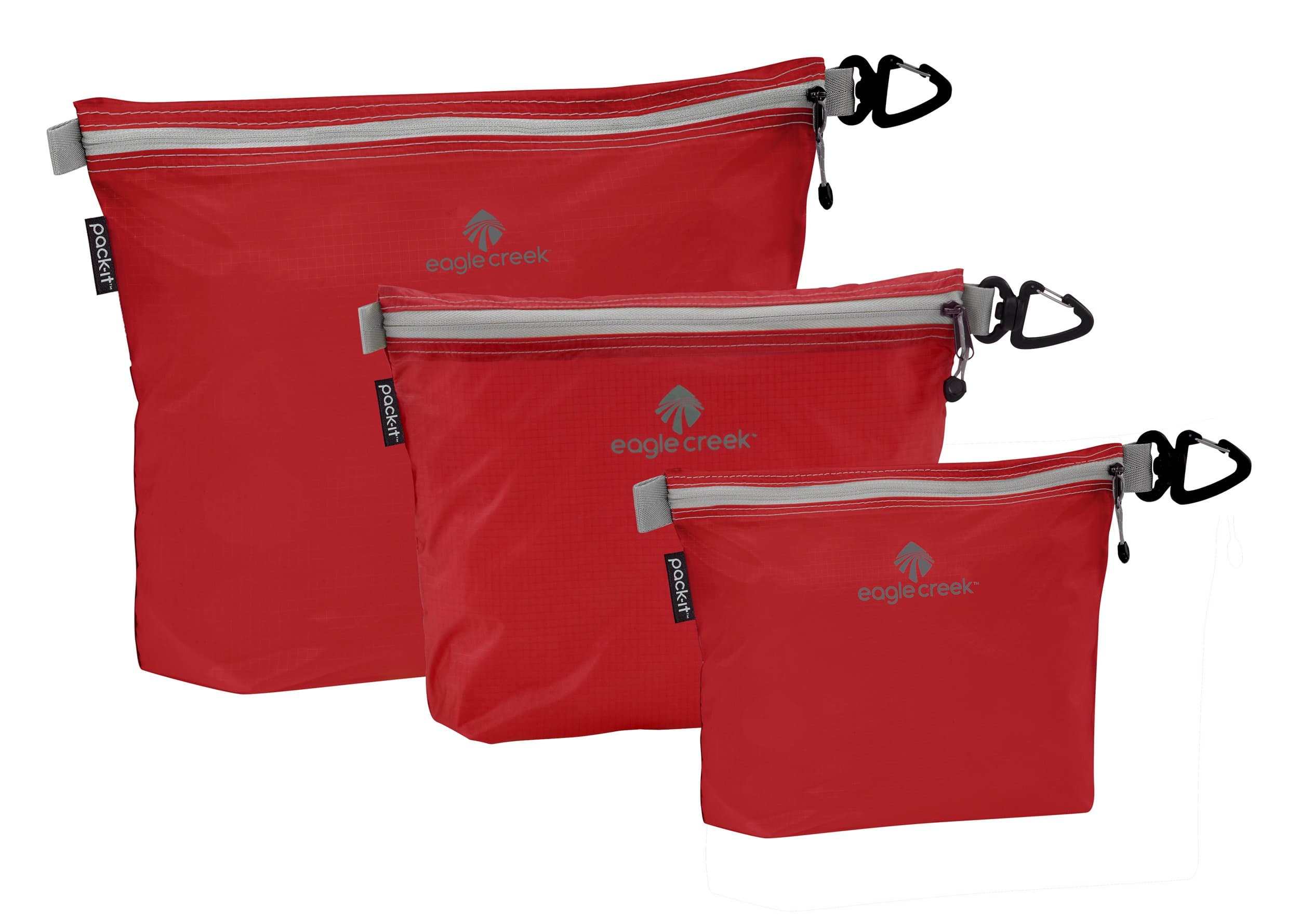 Eagle Creek Pack-It Specter Sac Set Packing Organizer, Volcano Red, Set of 3