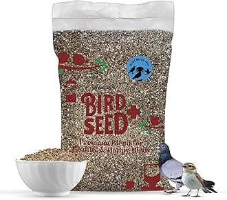 Egardenkart Wild Bird Food 10kg - Economic Bird Seed Mix for All types of Wild Birds | Bird Feed for Dove Pigeon Myna Lark Bulbul Sparrow Hoopoe | Bird Seeds Outdoor (10kgs, Small Seeds)