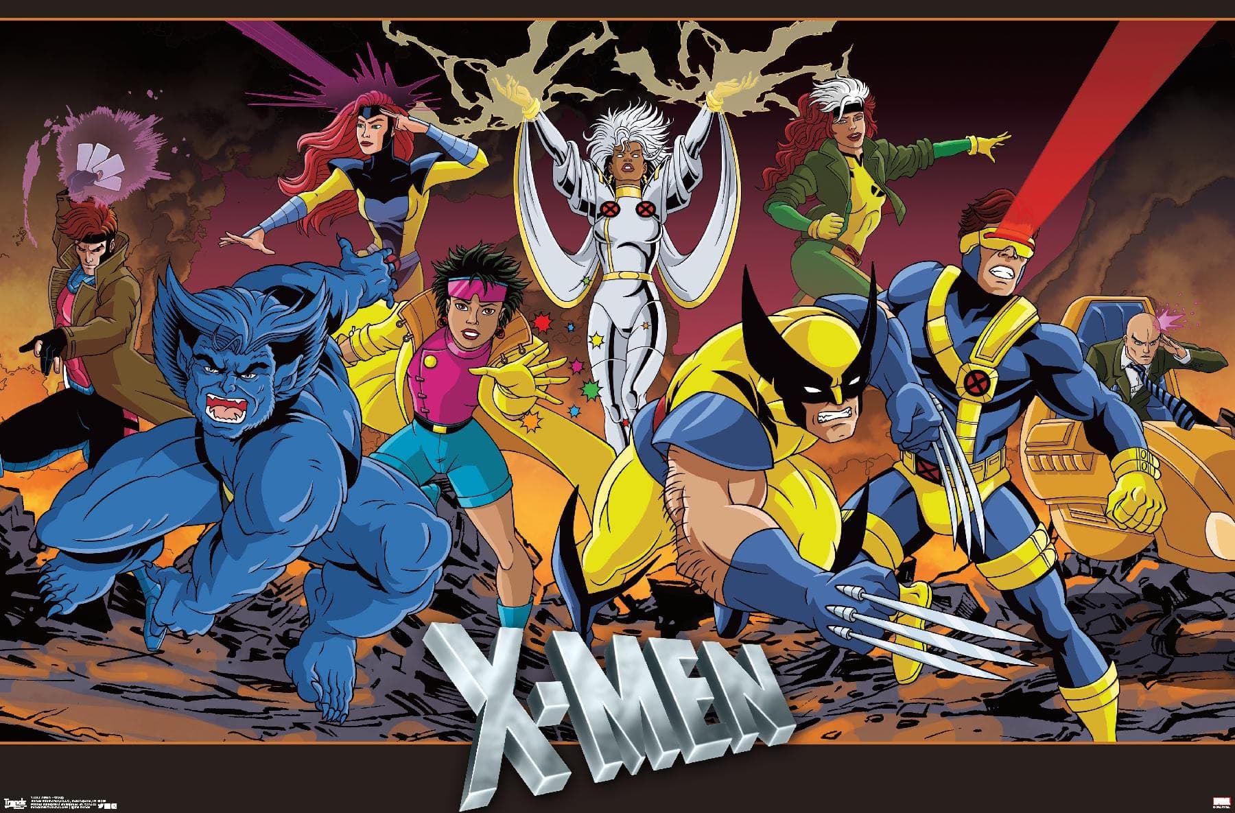Trends International Marvel Comics - The X-Men - Group Wall Poster, 22.375" x 34", Unframed Version