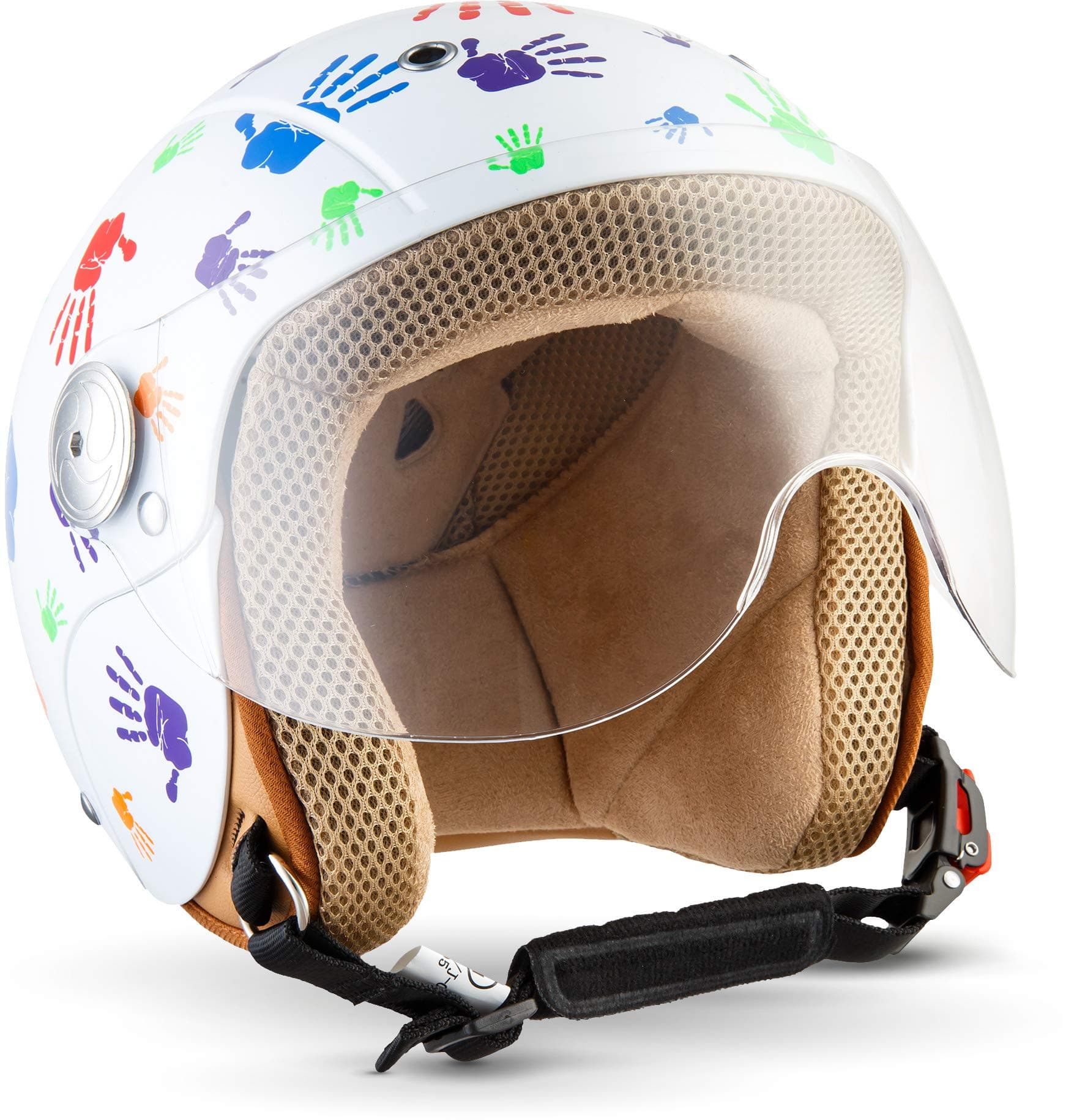 Soxon SK-55 Kids Motorcycle-Helmet, ECE certified