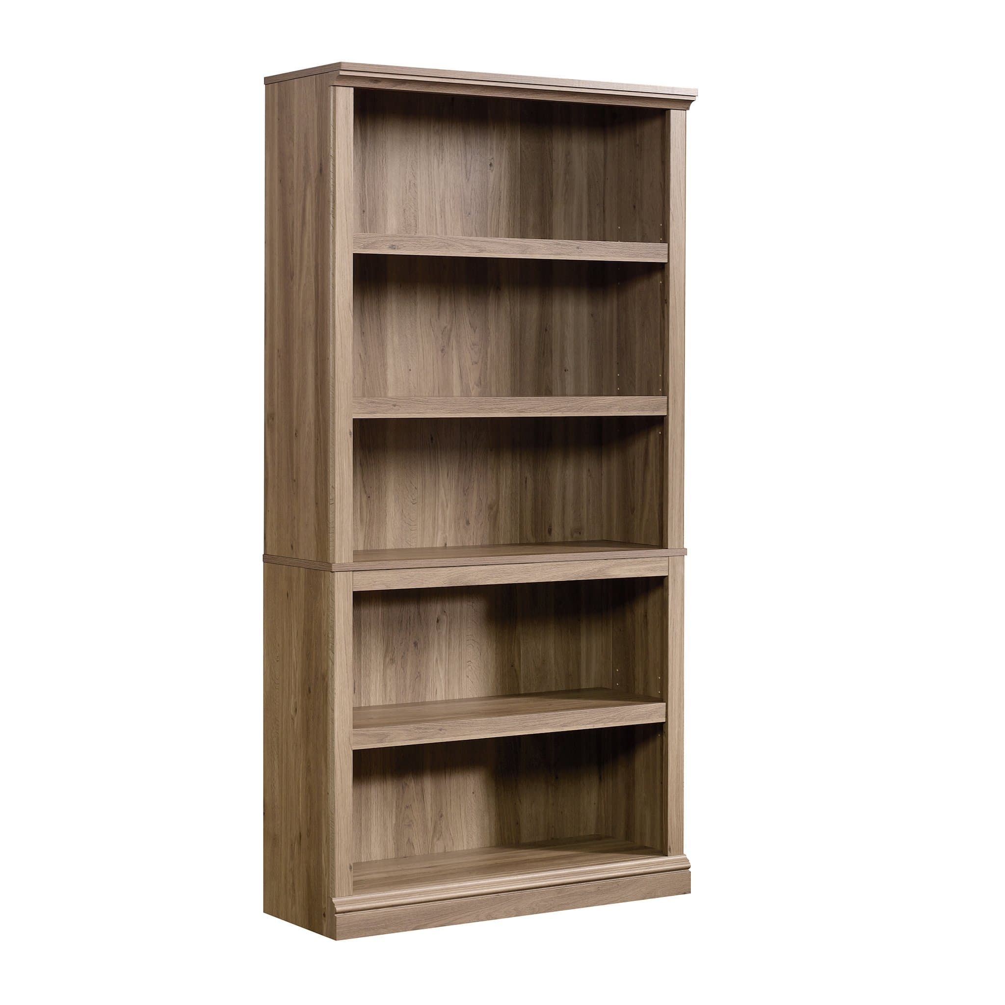 Select Collection 5-Shelf Bookcase, Salt Oak finish