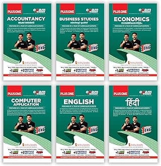 Plus One | Class 11 Commerce Exam Winner | Boby Books [2025-26](Set of 6) Accountany, Business studies, Economics, Computer application English & Hindi