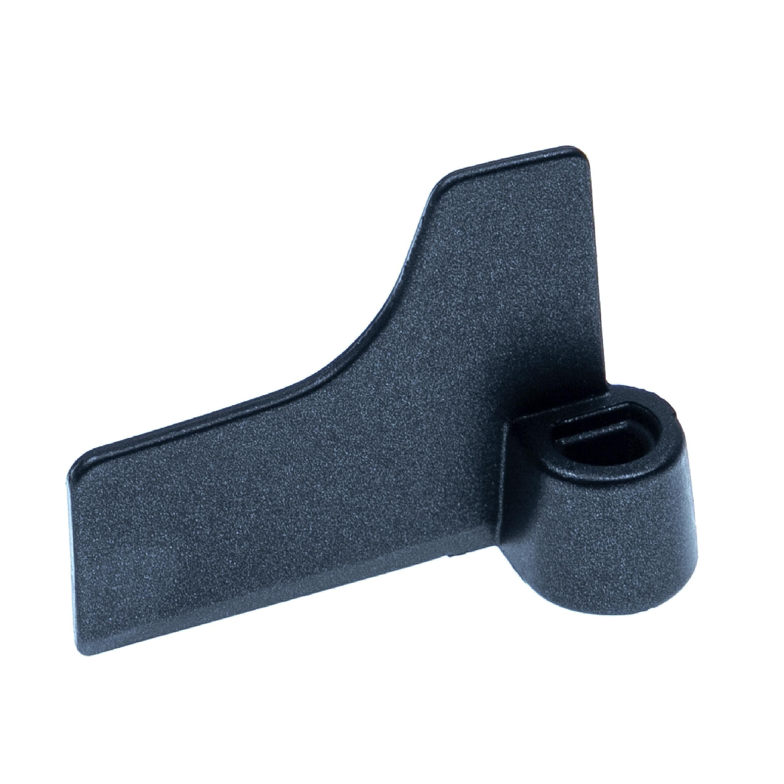 vhbw Dough Hook Compatible with Panasonic SD-RD250, SD-ZB2502, SD-ZB2502WXE Bread-Maker - Mixing Paddle, 6.7 x 5 cm, Aluminium Alloy, Black