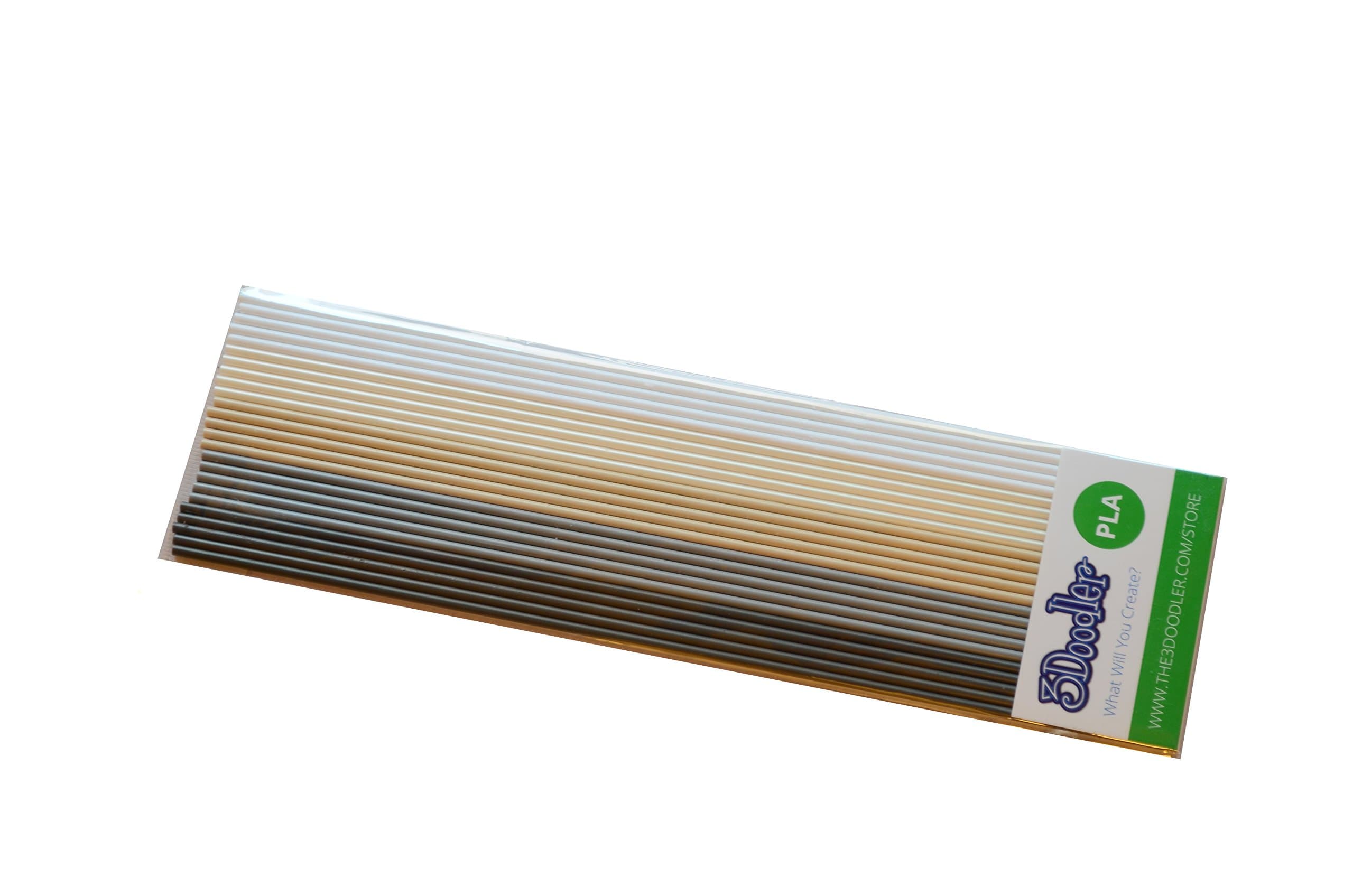 Reloading 3Doodler Polylactic Acid (PLA) Pack Khaki and Cream