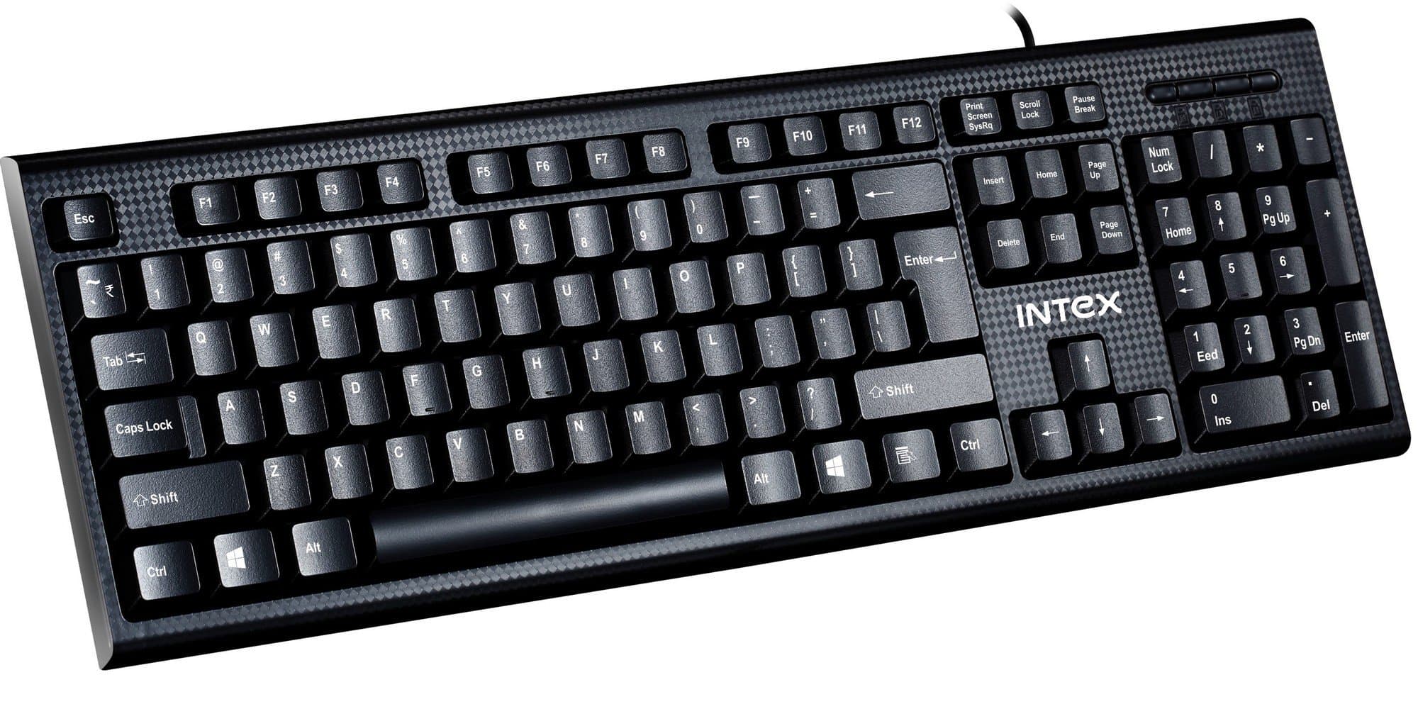 Intex Corona Plus USB Keyboard (Black)