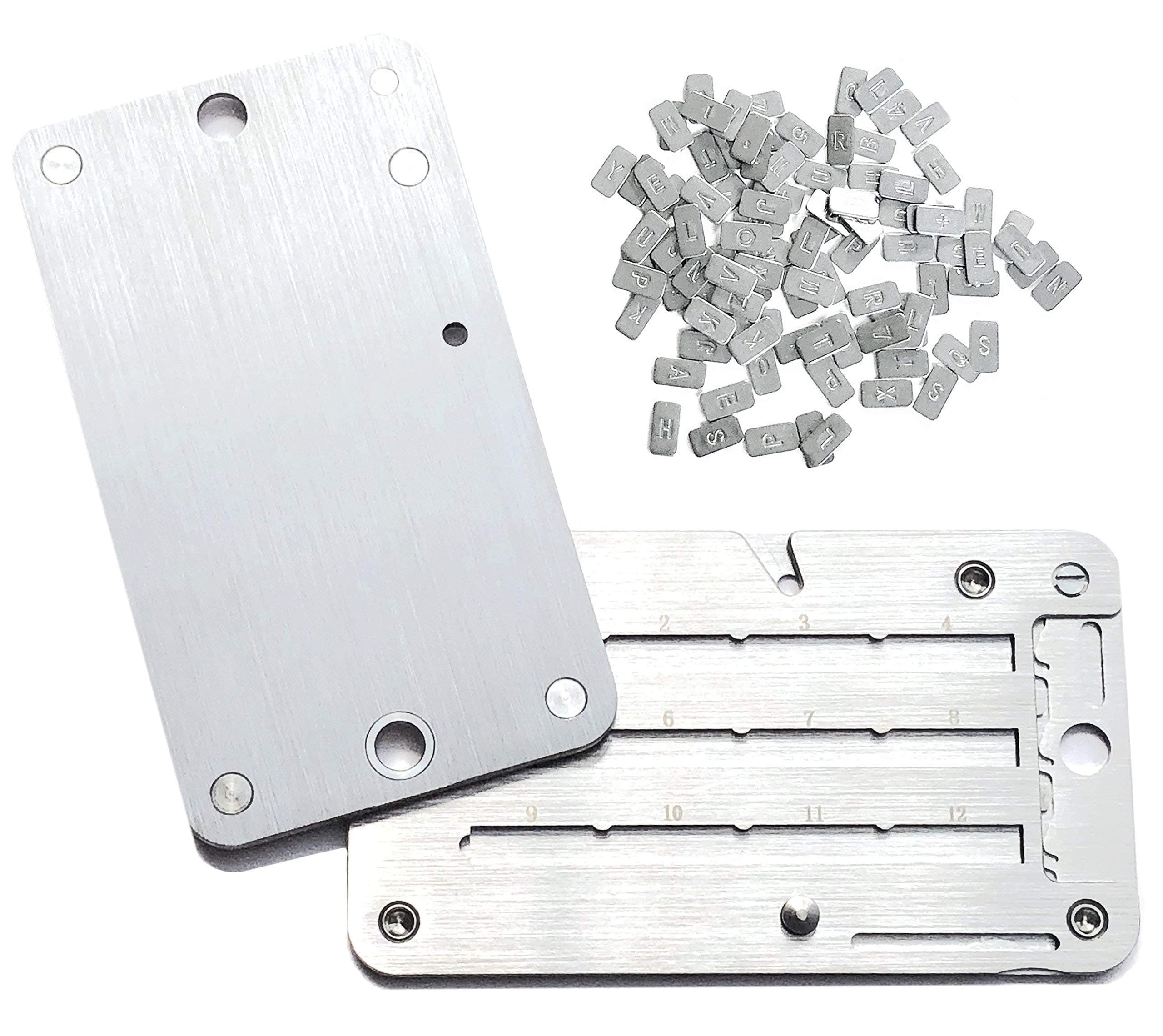 Indestructible Cold Wallet Backup, Silver, RFID Protected, Bi-Fold, Minimalist, Adults, Unisex, Alloy Steel, Wallet, Accessory