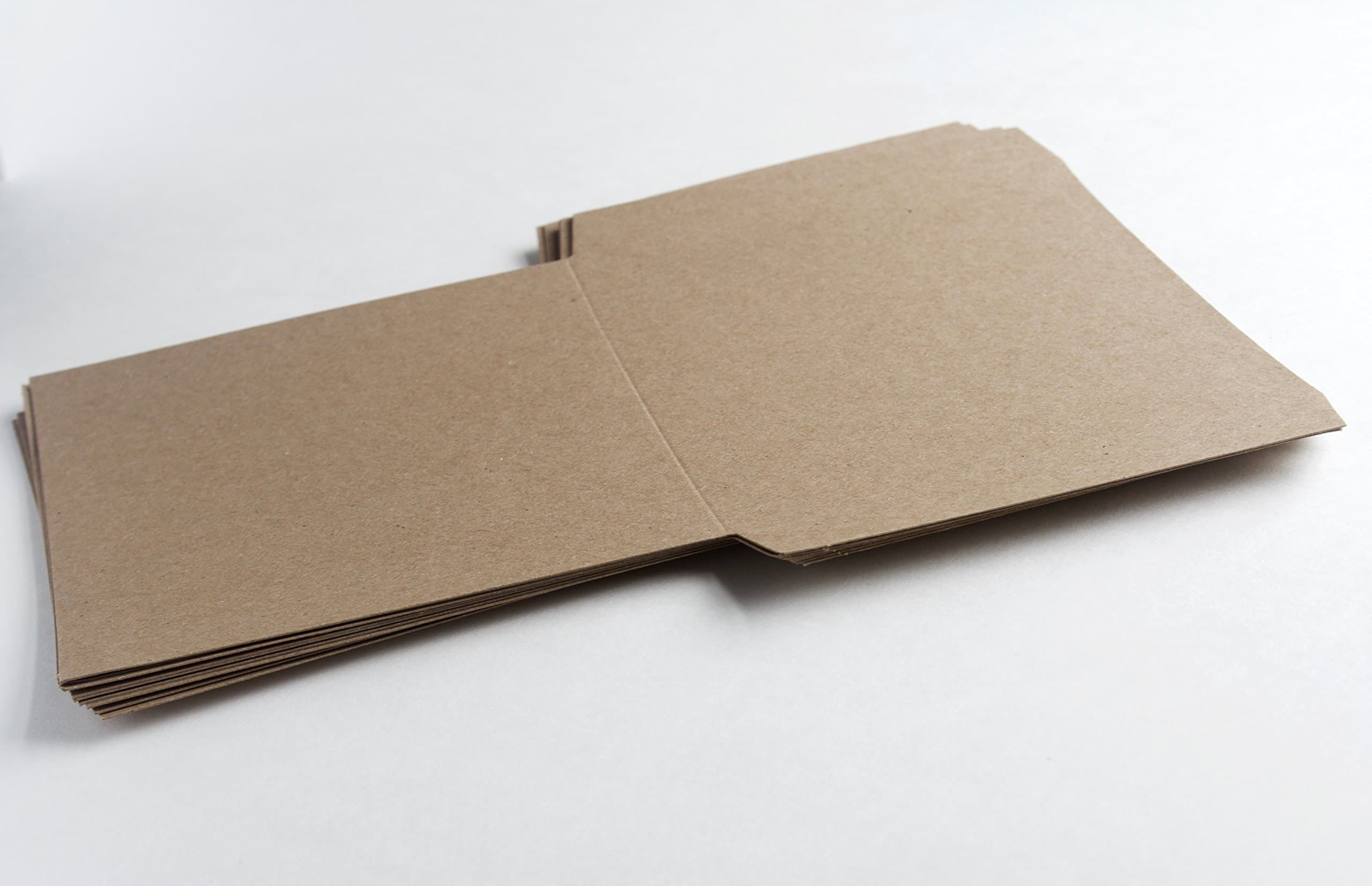 Kraft CD Sleeves Flat Pack of 10