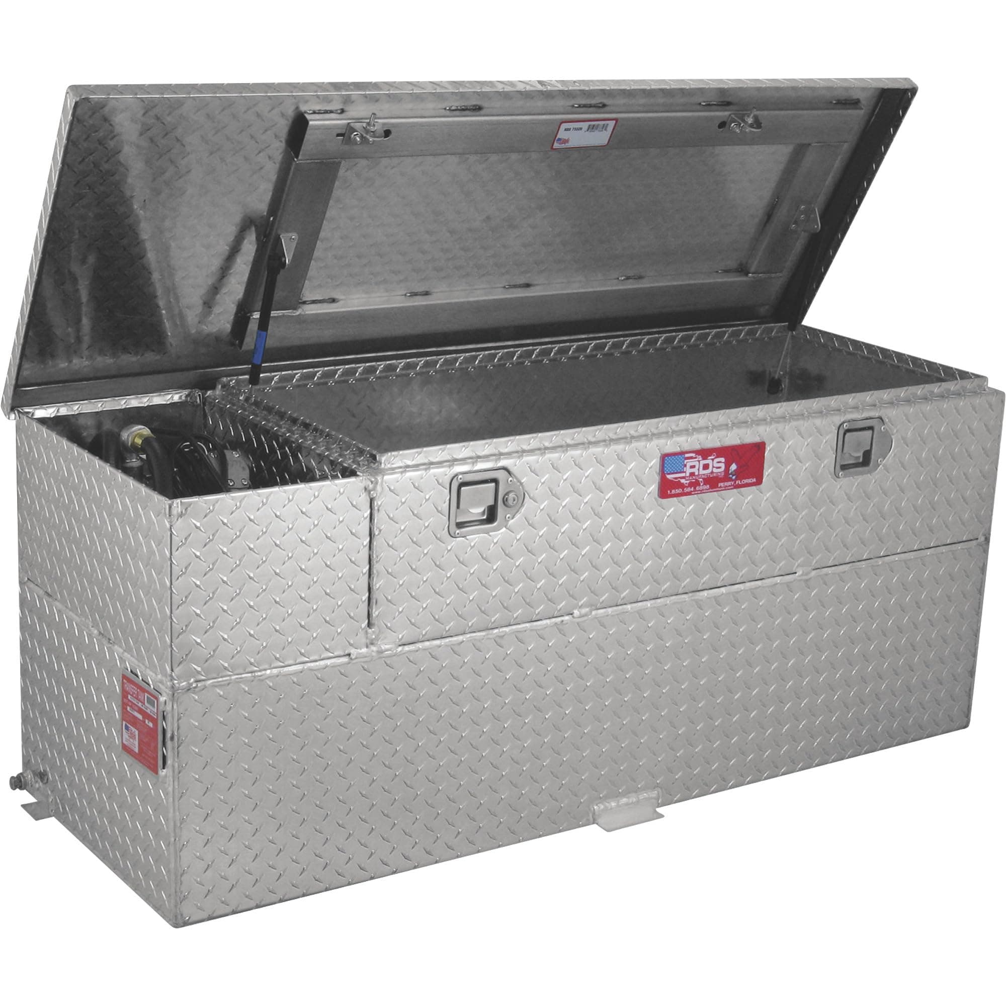 RDS Fuel Transfer/Auxiliary Tank/Toolbox Combo with 8 Gpm Pump - 60-Gal. Capacity