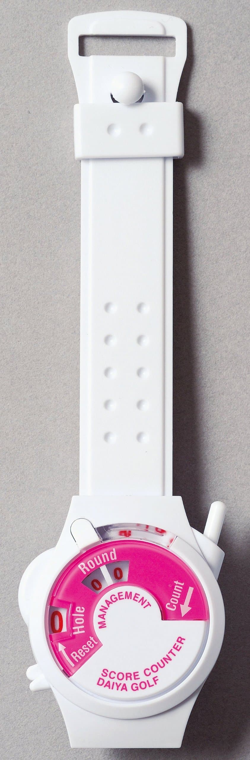 Daiya Wrist Golf Score Counter Pink / White