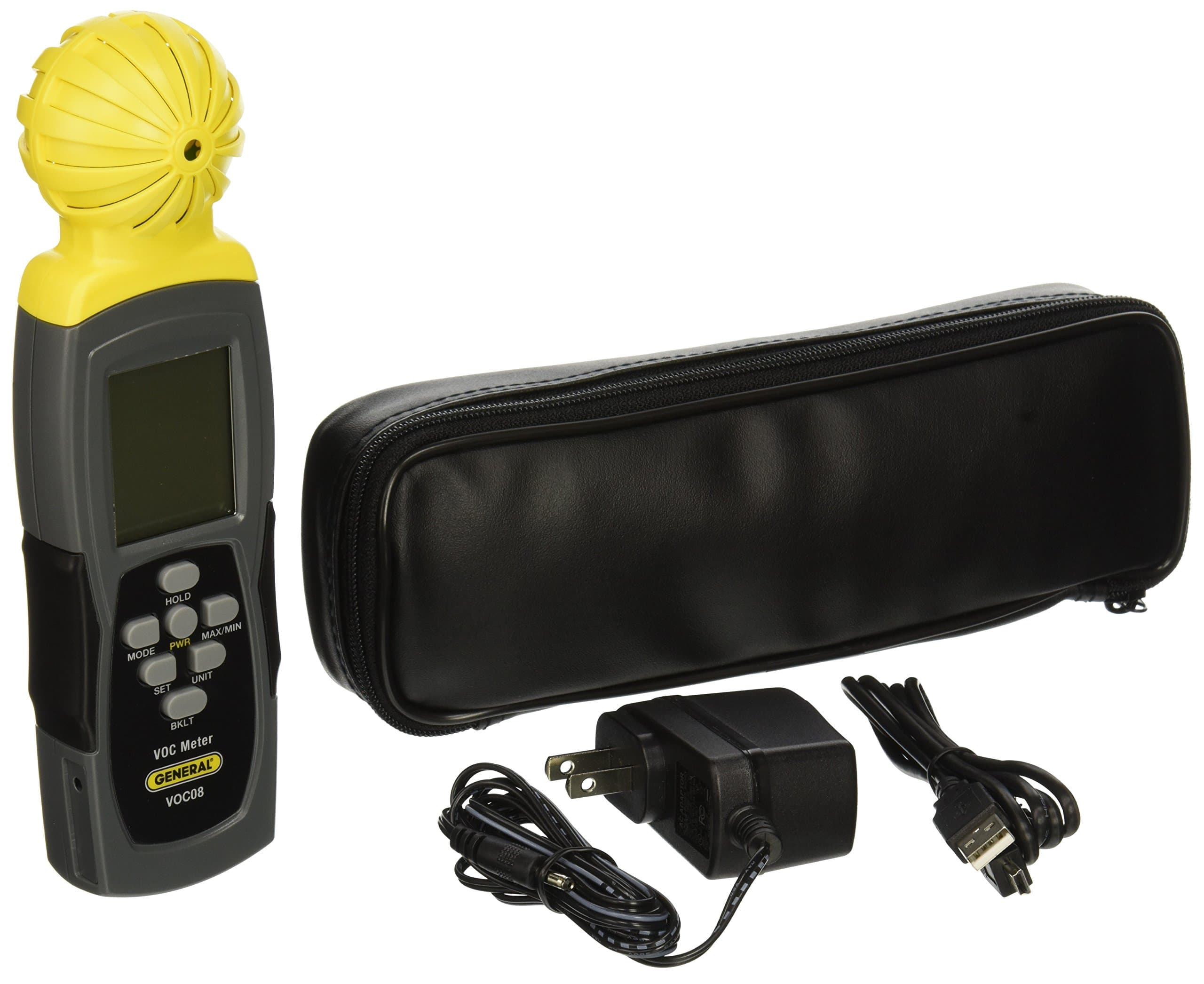 General Tools VOC Tester #VOC08 Data Logger - Volatile Organic Compound Emission Detector