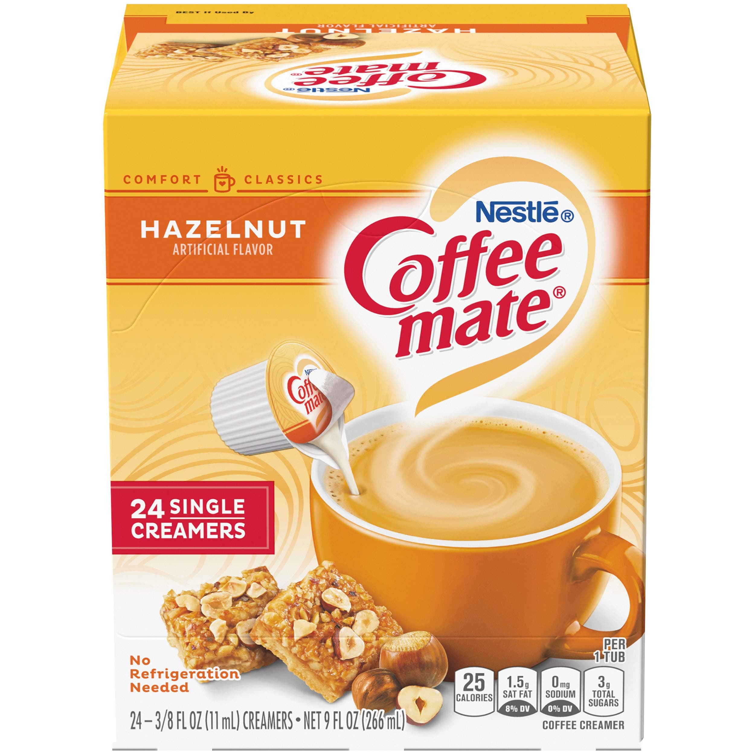 COFFEE MATE Hazelnut Liquid Coffee Creamer 24 ct Box