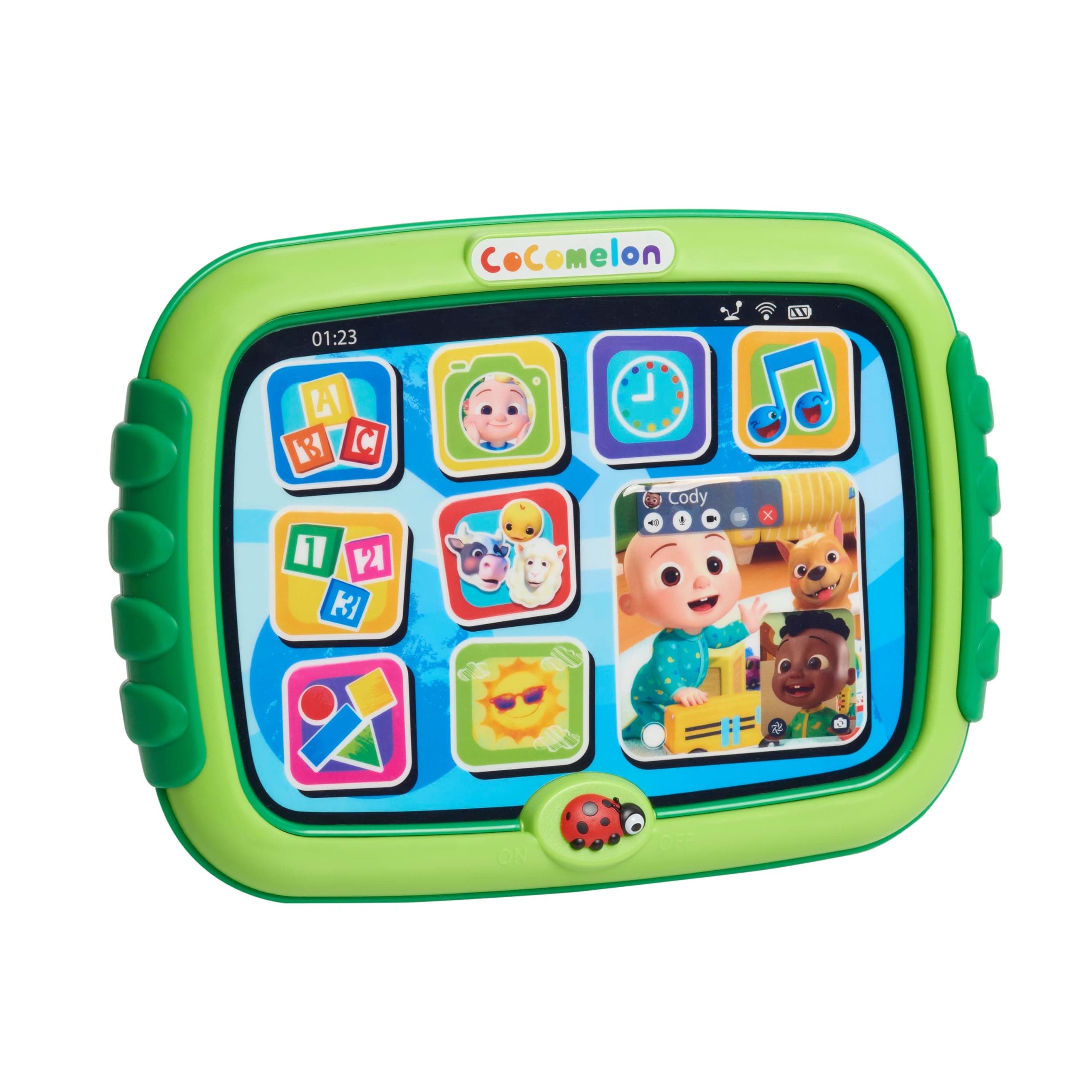 CoComelon Learning Tablet, 60+ Learning Phrases, Sing-Along to the “The Alphabet Song", Kids Toys for Ages 18 Month by Just Play