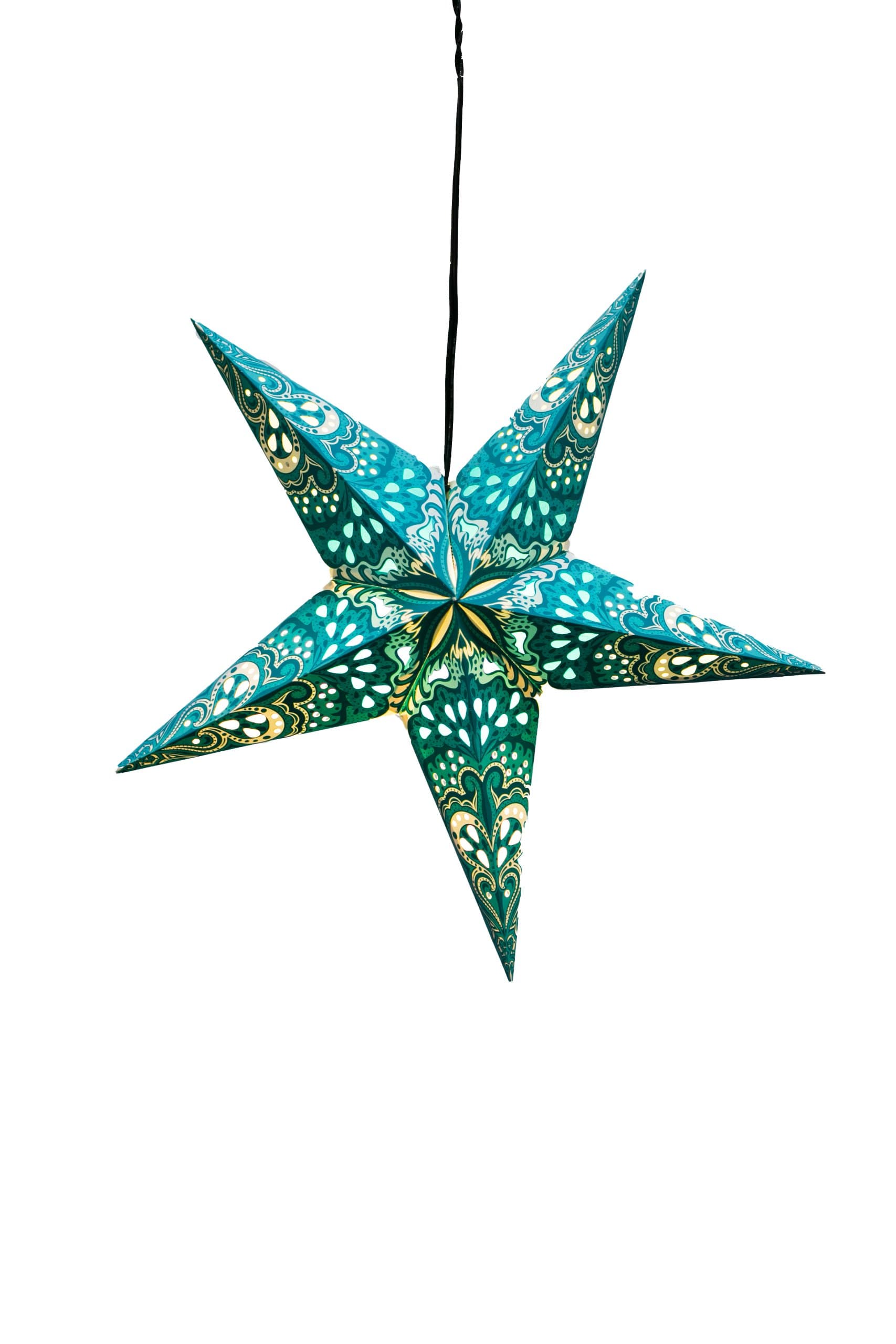Om Gallery Paper Star Lantern, Lavender Dreams