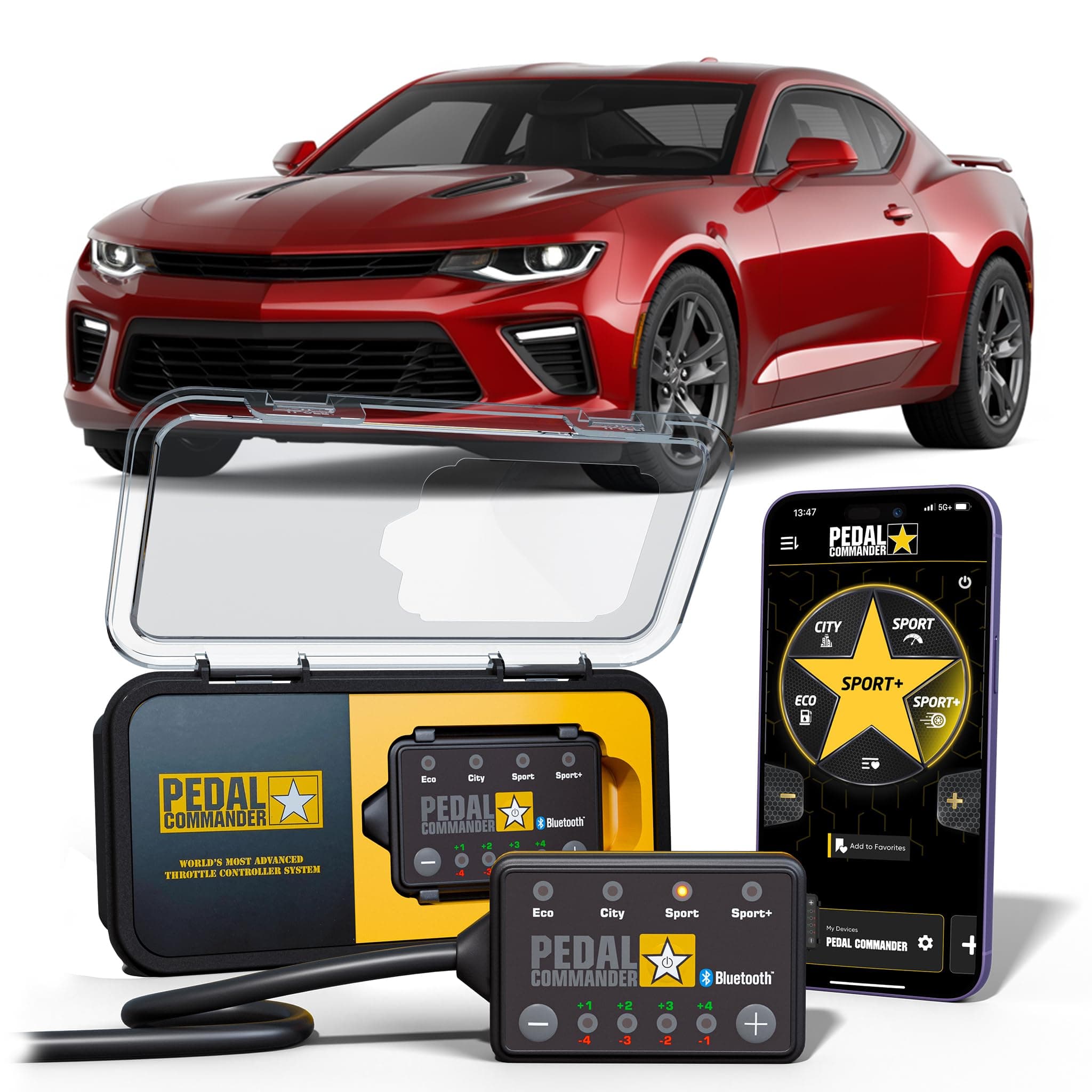 for Chevrolet Camaro 2016-2024 Throttle Response Controller - Plug-and-Play, 36 Driving Settings & App Control, Throttle Controller Performance Upgrades, Camaro Accessories