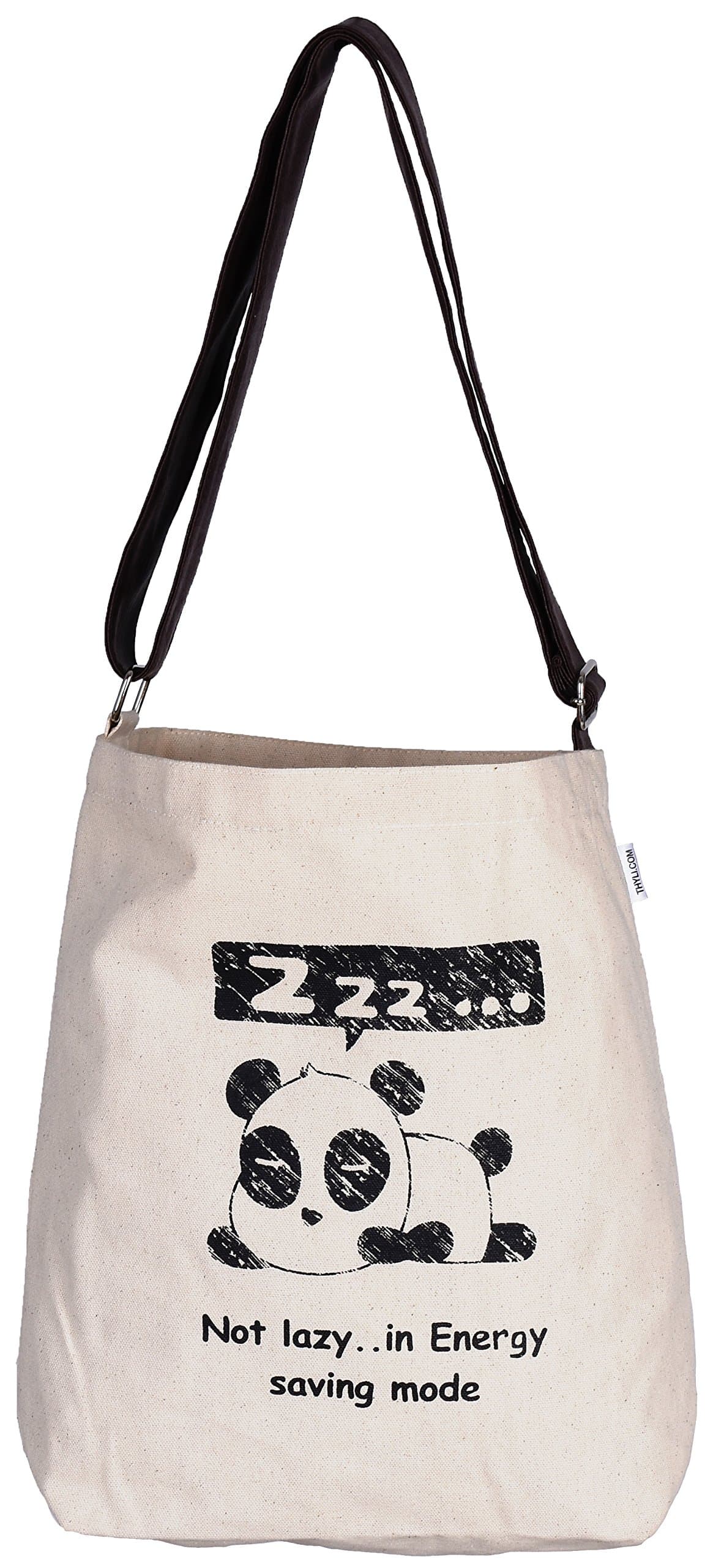 BAO Canvas Adjustable Crossover Sling Tote Bag designed by Thyli