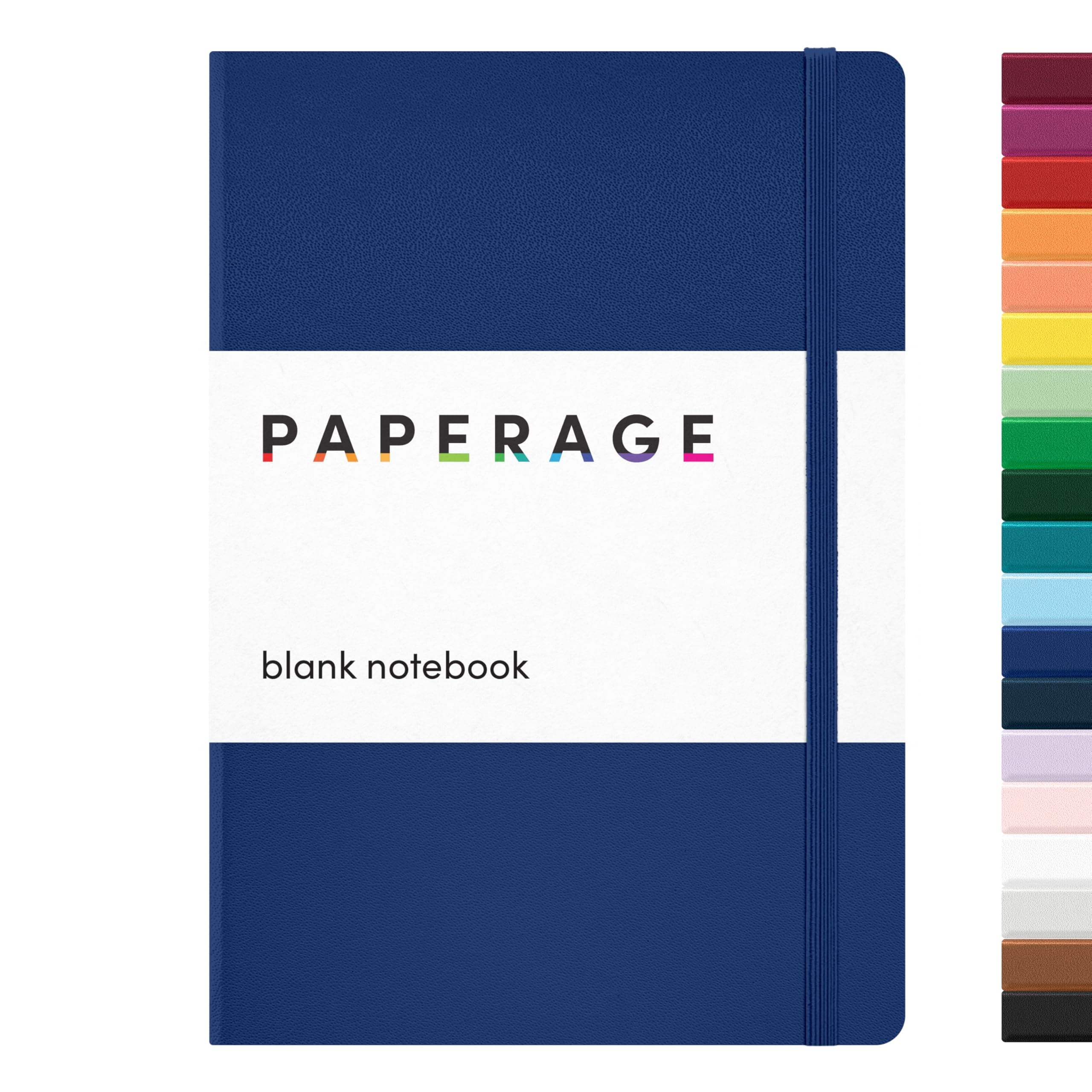 Blank Journal Notebook, (Royal Blue), 160 Pages, Medium 5.6 in x 8 in - 100 GSM Thick Paper – Hardcover Journaling Notebook for Work, School, Note Taking or Sketching