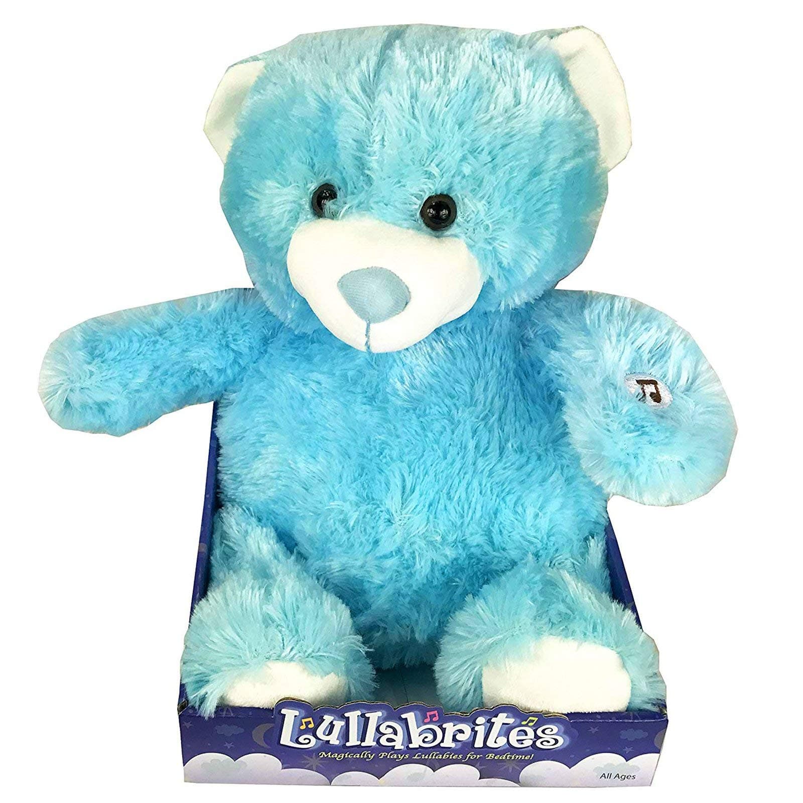 Lullabrites 12" Blue Bear in Box Plush Doll As Seen on TV Plush Dolls