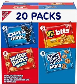 Variety Pack Classic Mix Variety Pack, Oreo, Nutter Butter Bites, RITZ Bits Cheese, 20-1oz Snack Pack