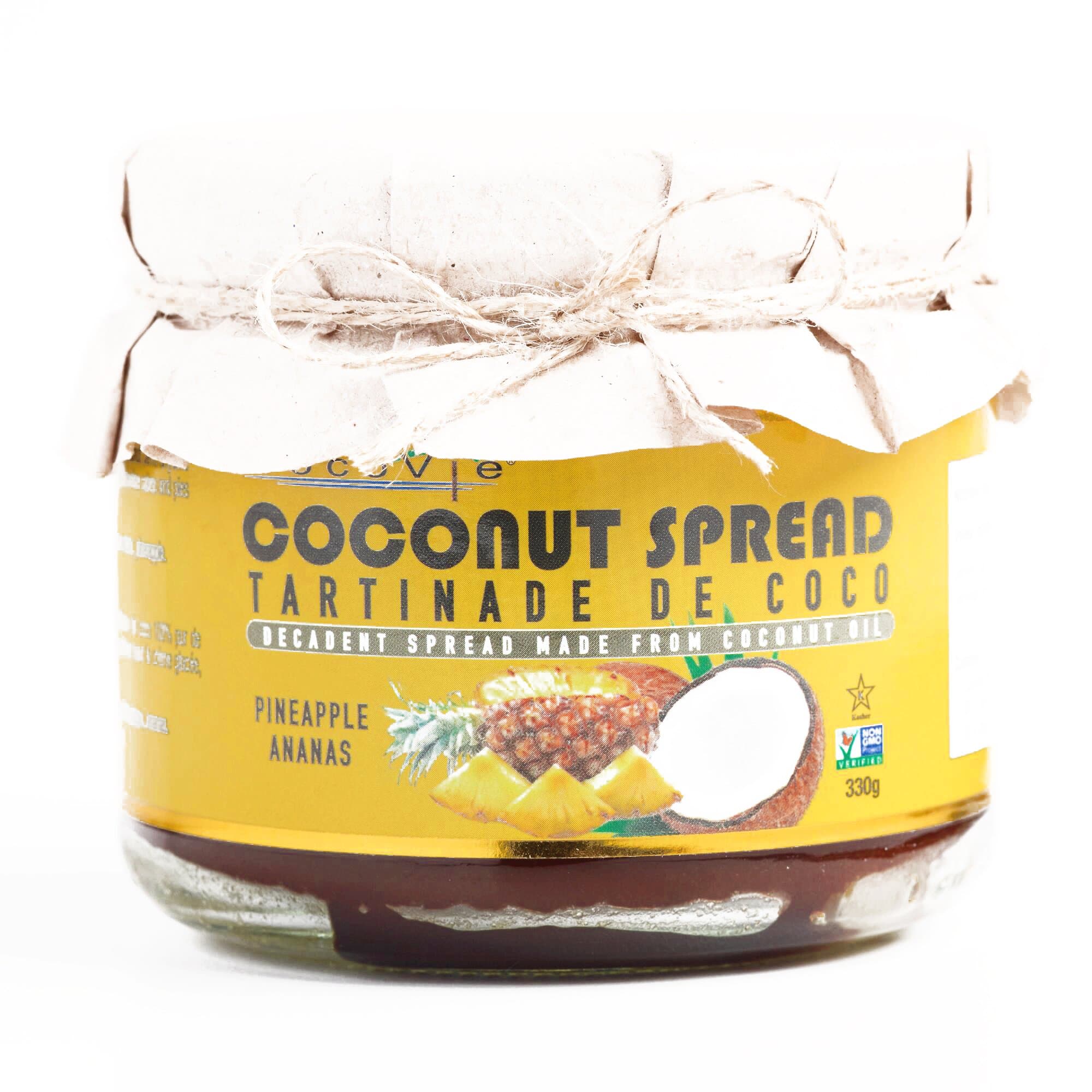 Cocovie Pineapple Coconut Spread 10.5 oz each (1 Item Per Order, not per case)