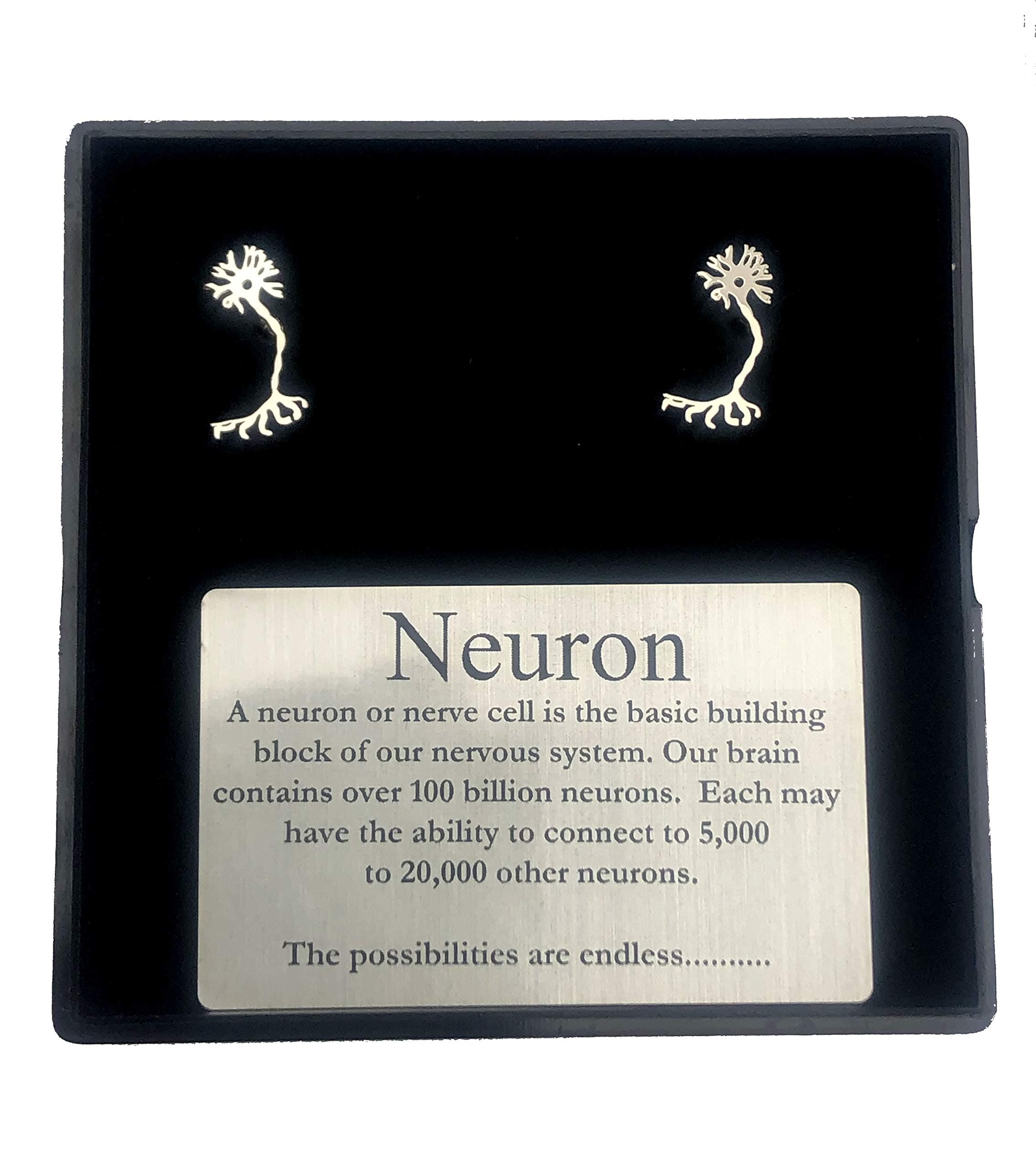 AnatomologyNeuron Stud Earrings Neuron Post Earrings Neuron Earrings