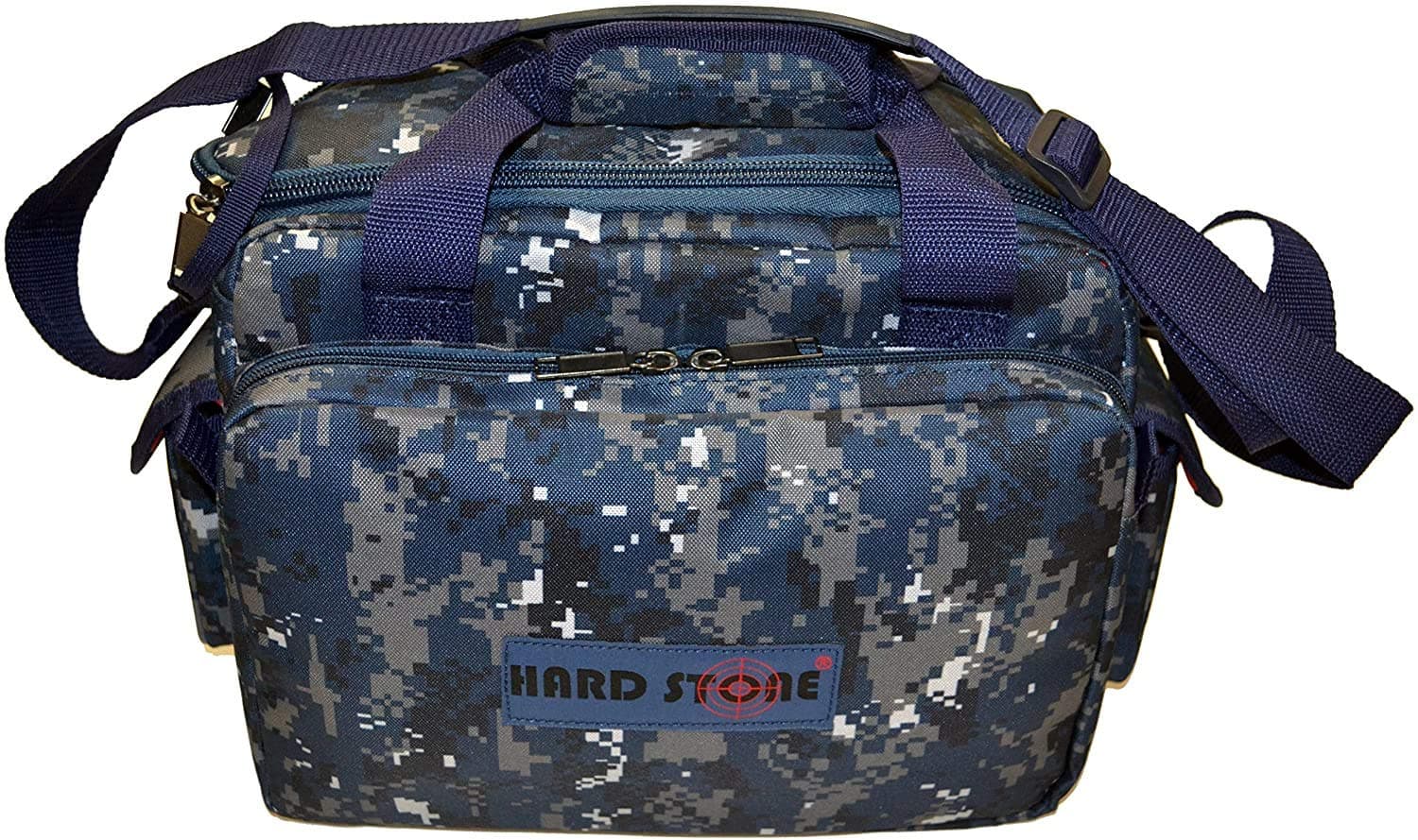Hardstone Tactical 5 Pistol Range Go Bag with Adjustable Shoulder Strap Tangerine, 15.7" x 9.8" x 10.6"