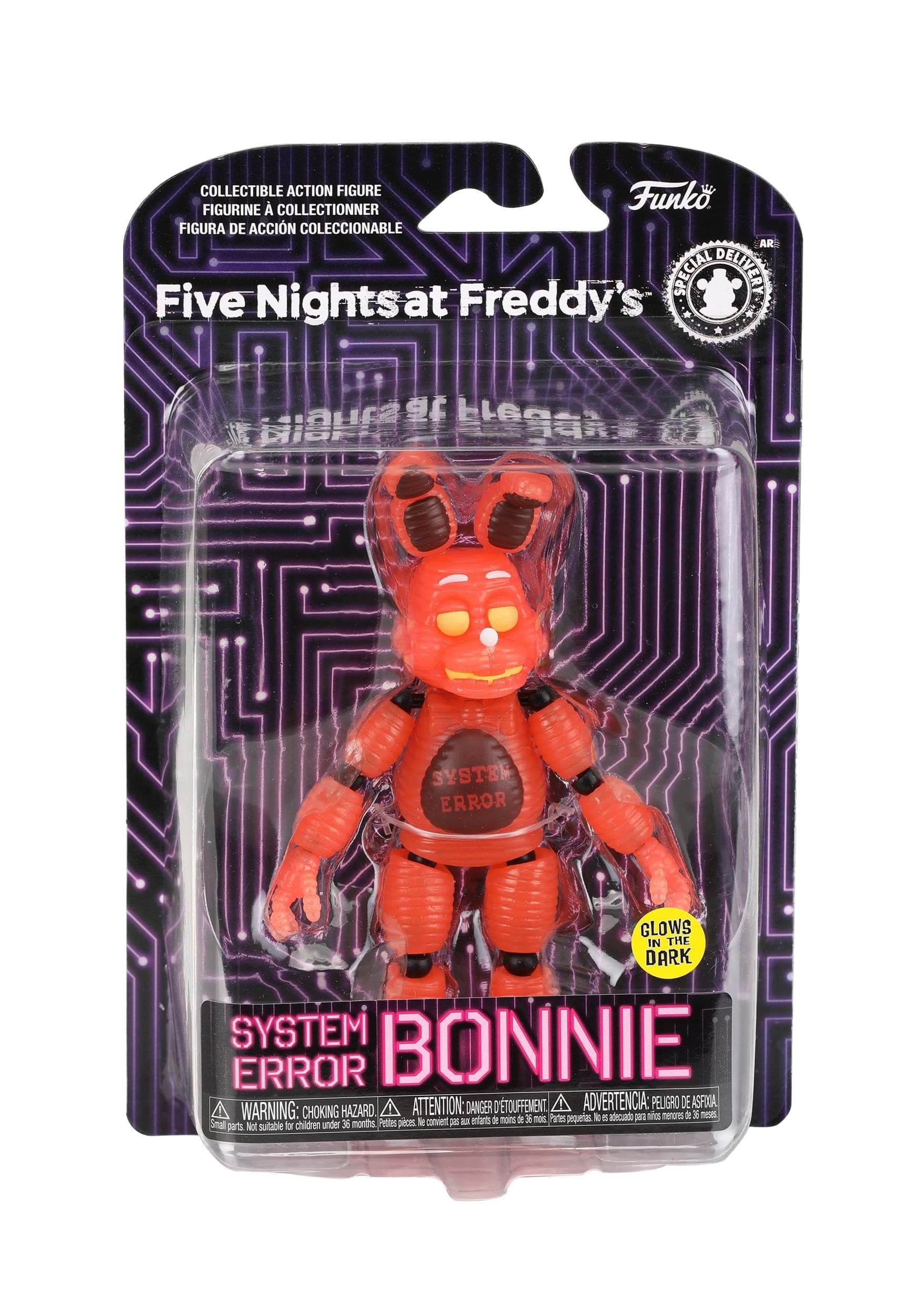 Pop! Action Figure: Five Nights at Freddy's - System Error Bonnie (Glow in The Dark)