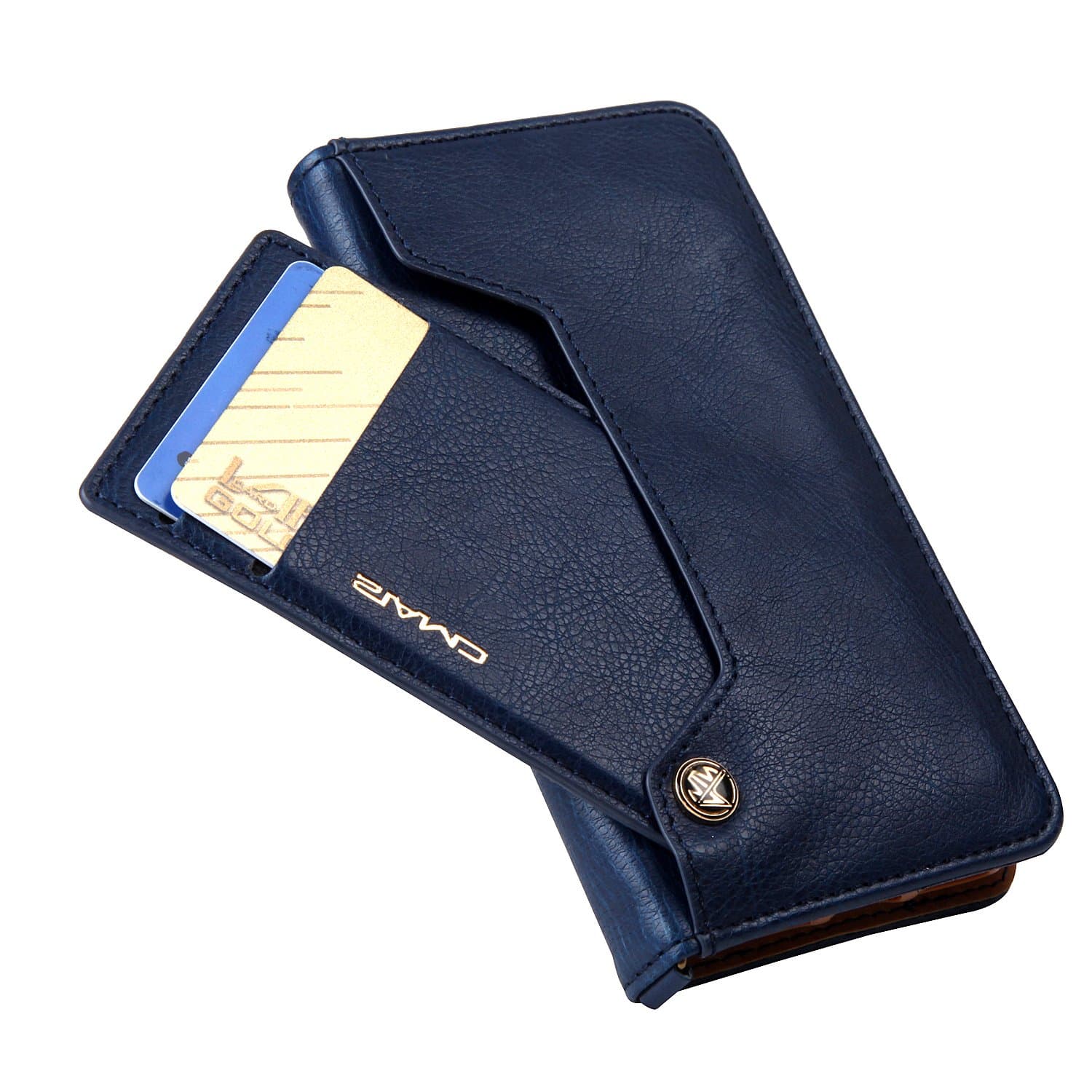 iPhone 7 Wallet Case,CMAI2 3 in 1 Flip PU Leather Classic Design Back Cover with Stand Card Slots