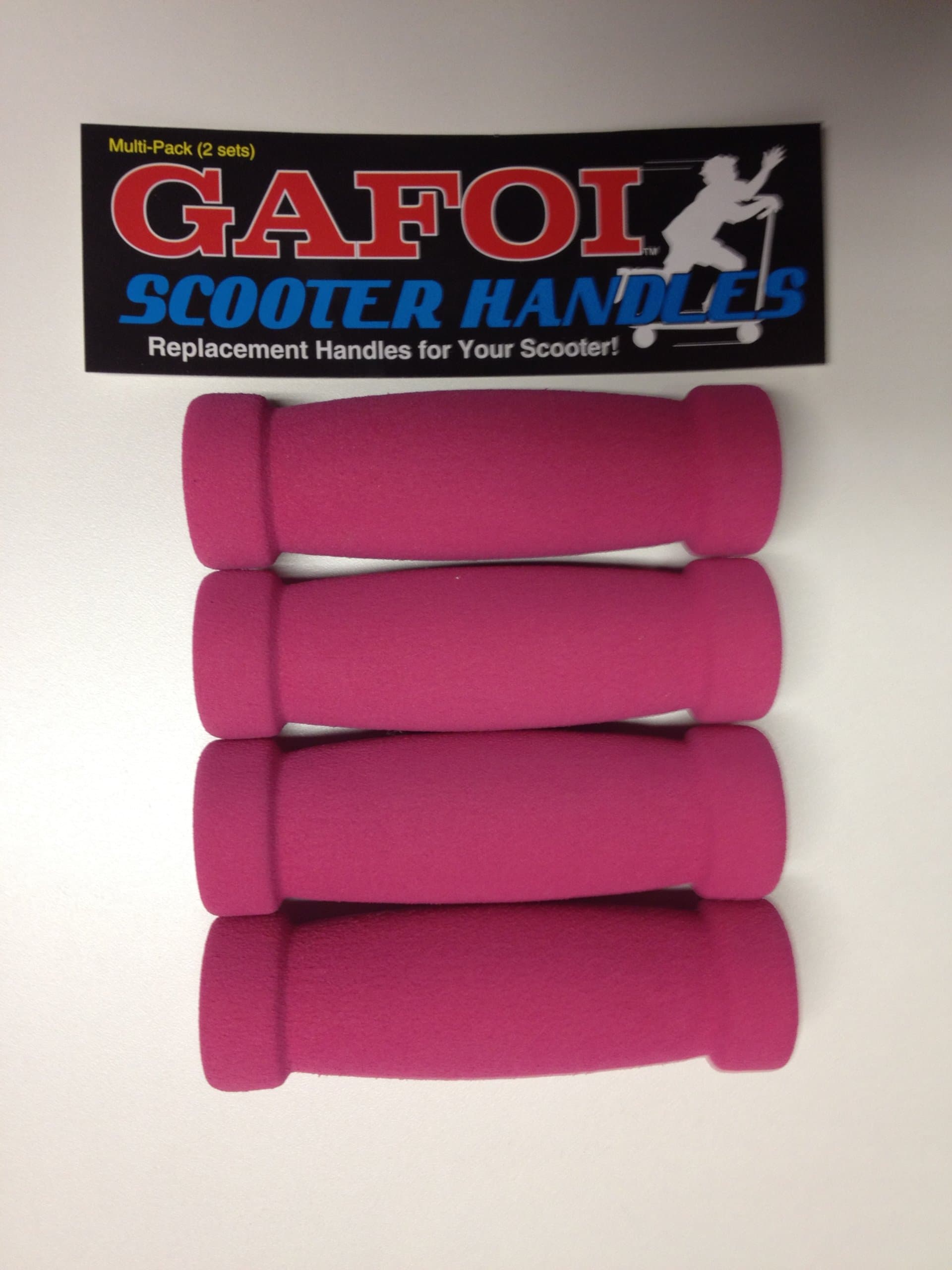 New Replacement Scooter Handle Grips for Razor Scooters - (Multi-Pack) (2 Pink)
