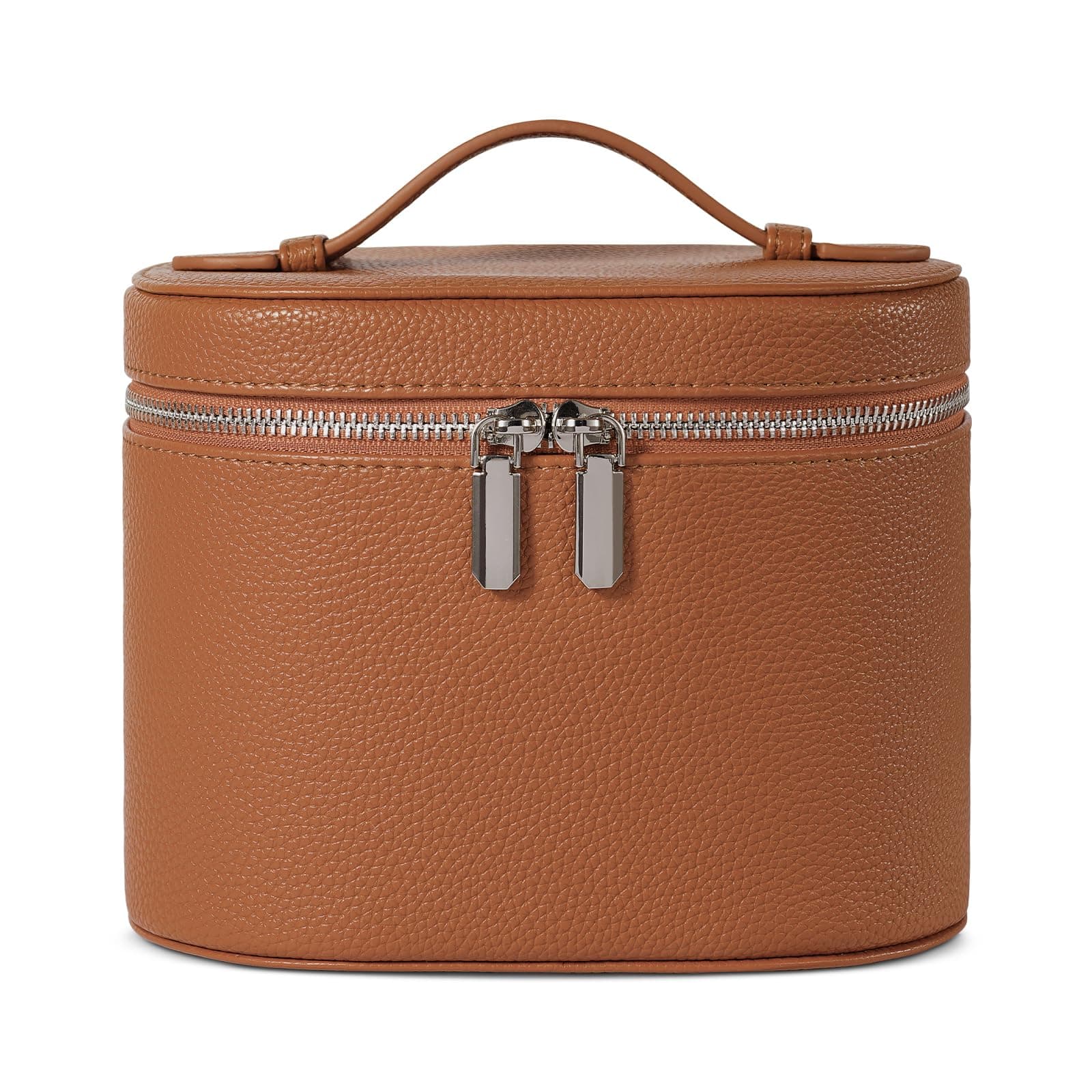 honitty Makeup Bag, Travel Make up Case with Compartments and Handle, Portable Cosmetic Organizer Bags,Toiletry Bag for Women