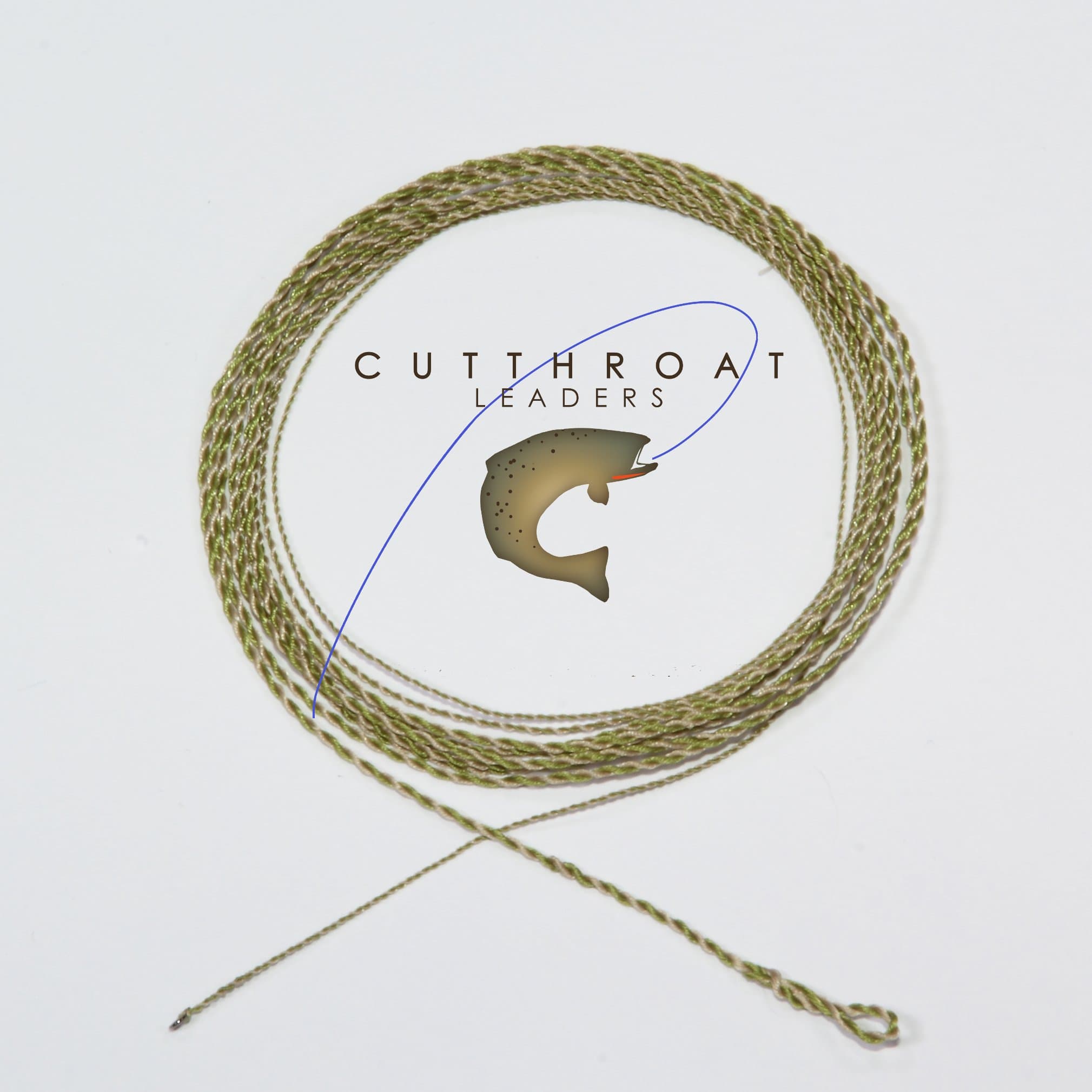 76" Ultimate Dry Fly Leader w/ Tippet ring, (line weights 4,5 & 6) by Cuthroat Leader Co.