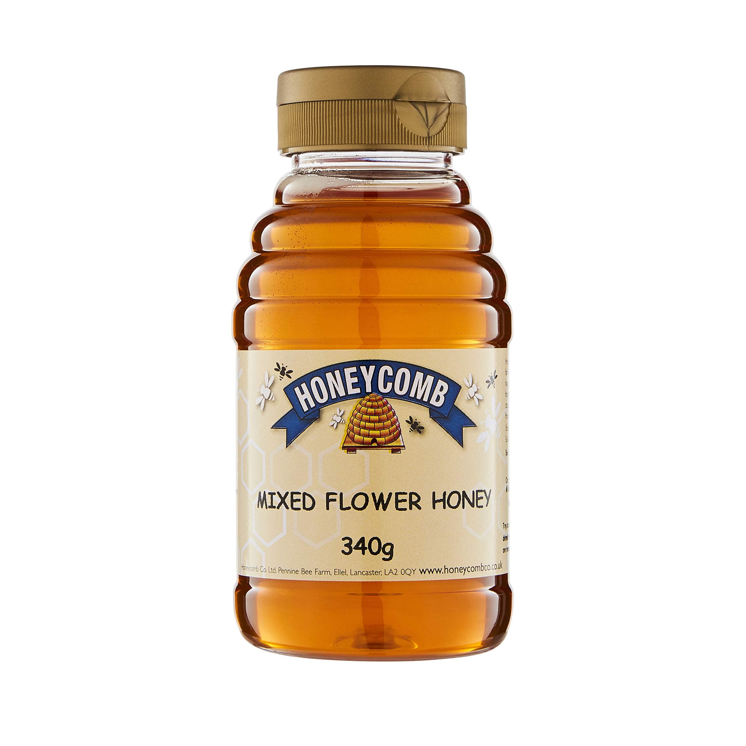 Honeycomb Mixed Flower Squeezy Honey, 340g