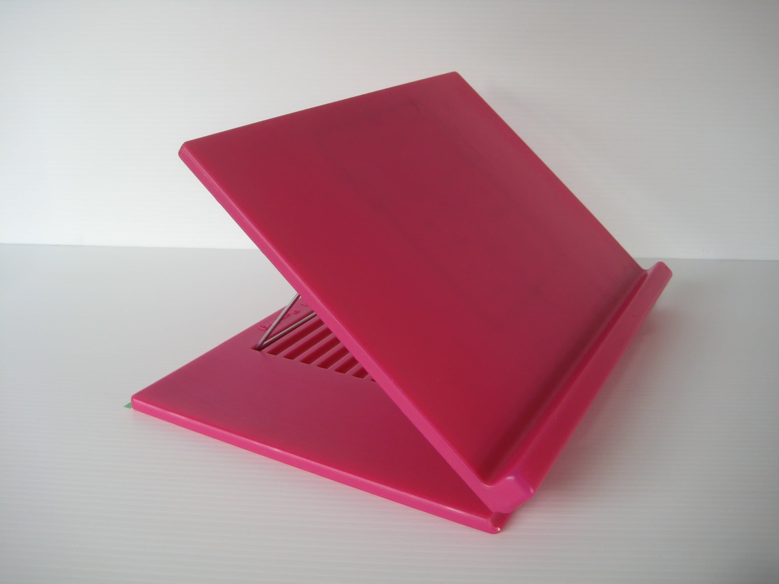 Book Holder, Slant Board, Laptop Holder, Right Angle Holder, Document Holder (Ruby red)