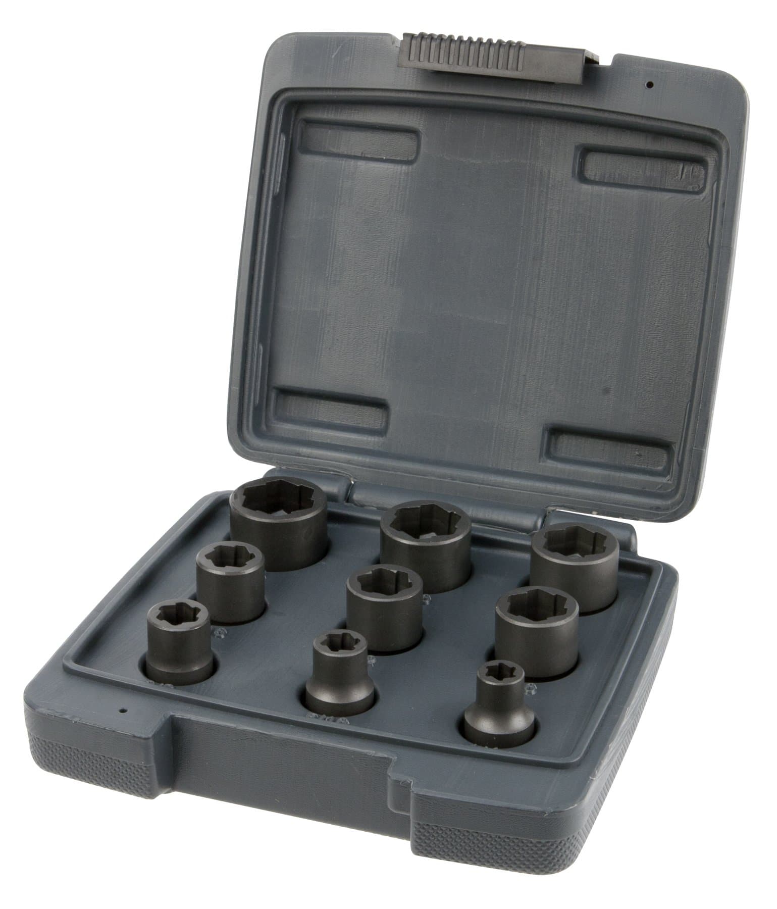 Performance Tool W38916 3/8-Inch Drive 9 Piece Bolt Extractor Set SAE