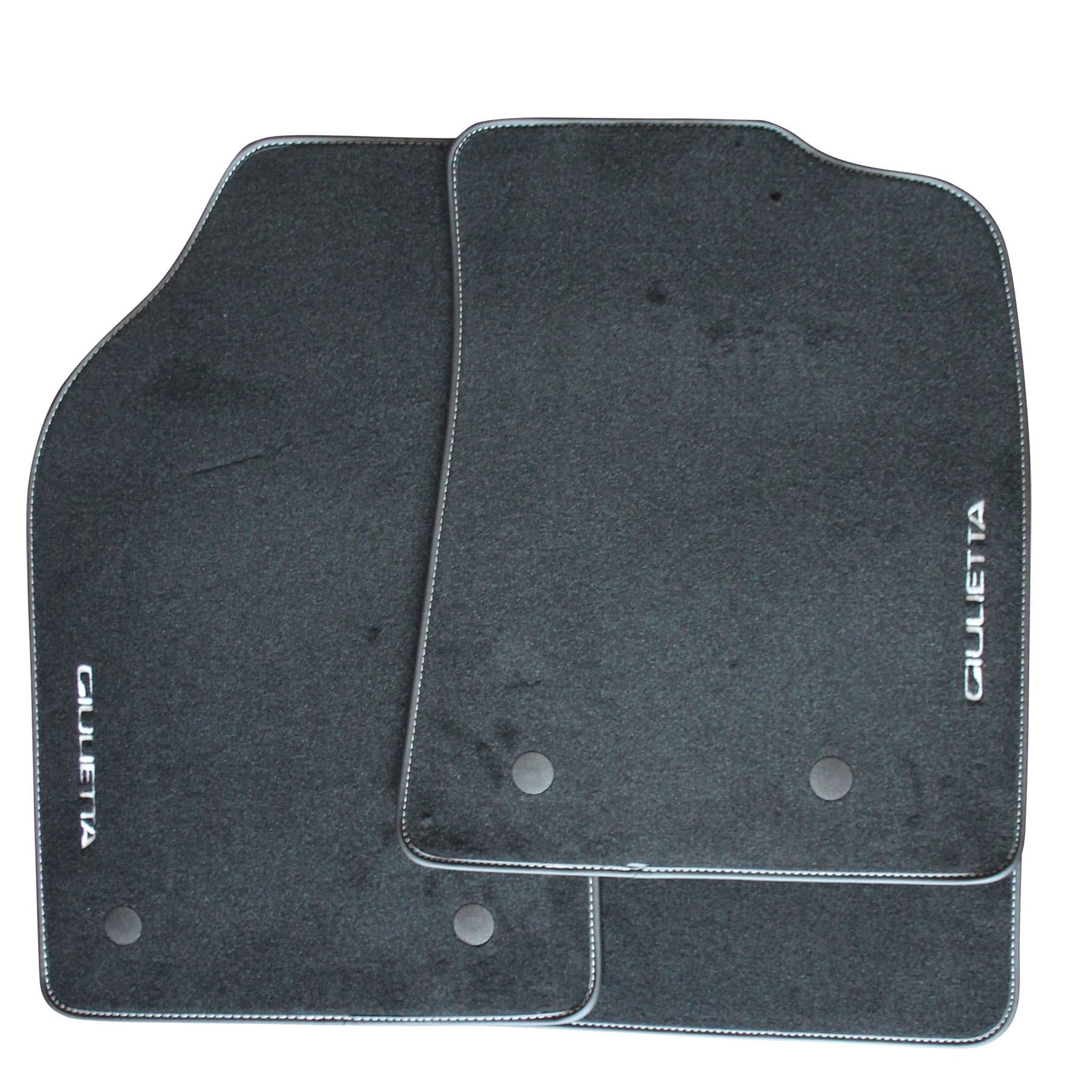 Genuine Carpet Mats with Perla Grey Edging (2 Pin Fixing) - 71807994