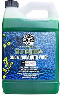 Chemical Guys Car Wash Soap for Foam Cannon or Bucket, Honeydew Snow Foam Car Wash Soap for Trucks, Motorcycles, RVs & More, Super Suds, Honeydew Scent - 128 oz (1 Gallon)