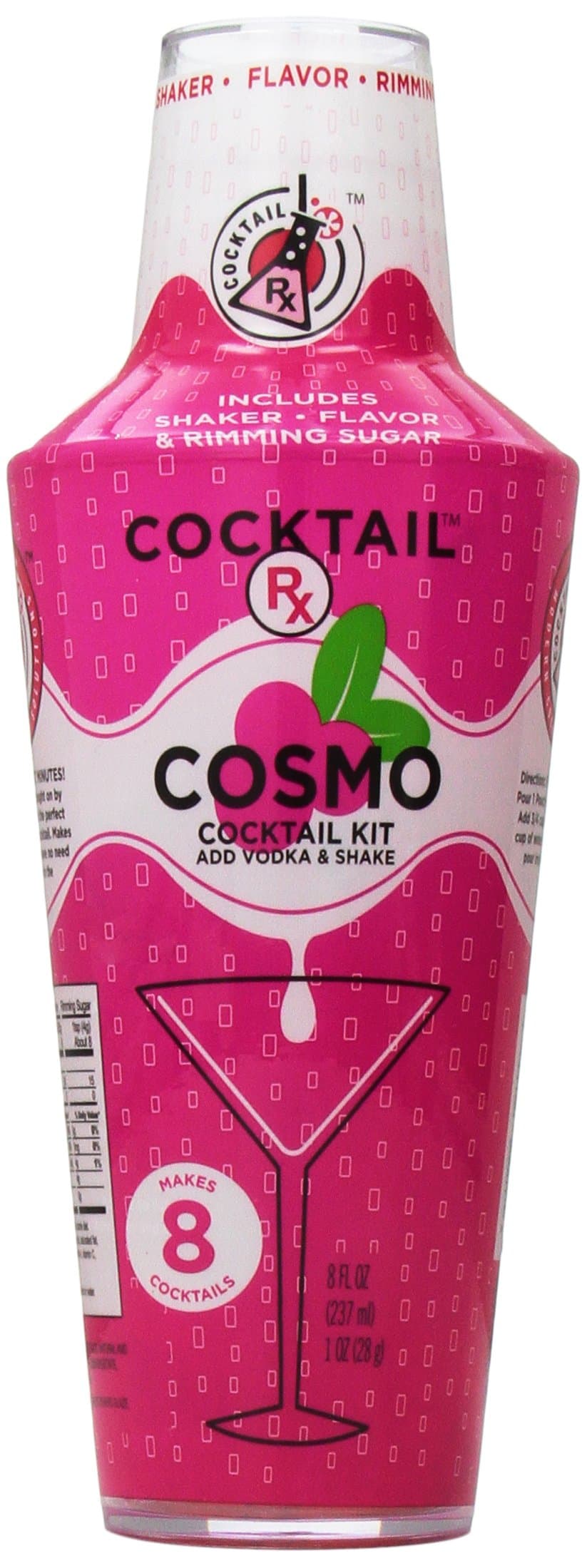 Cocktail Rx Shaker, Cosmo, 8 Ounce