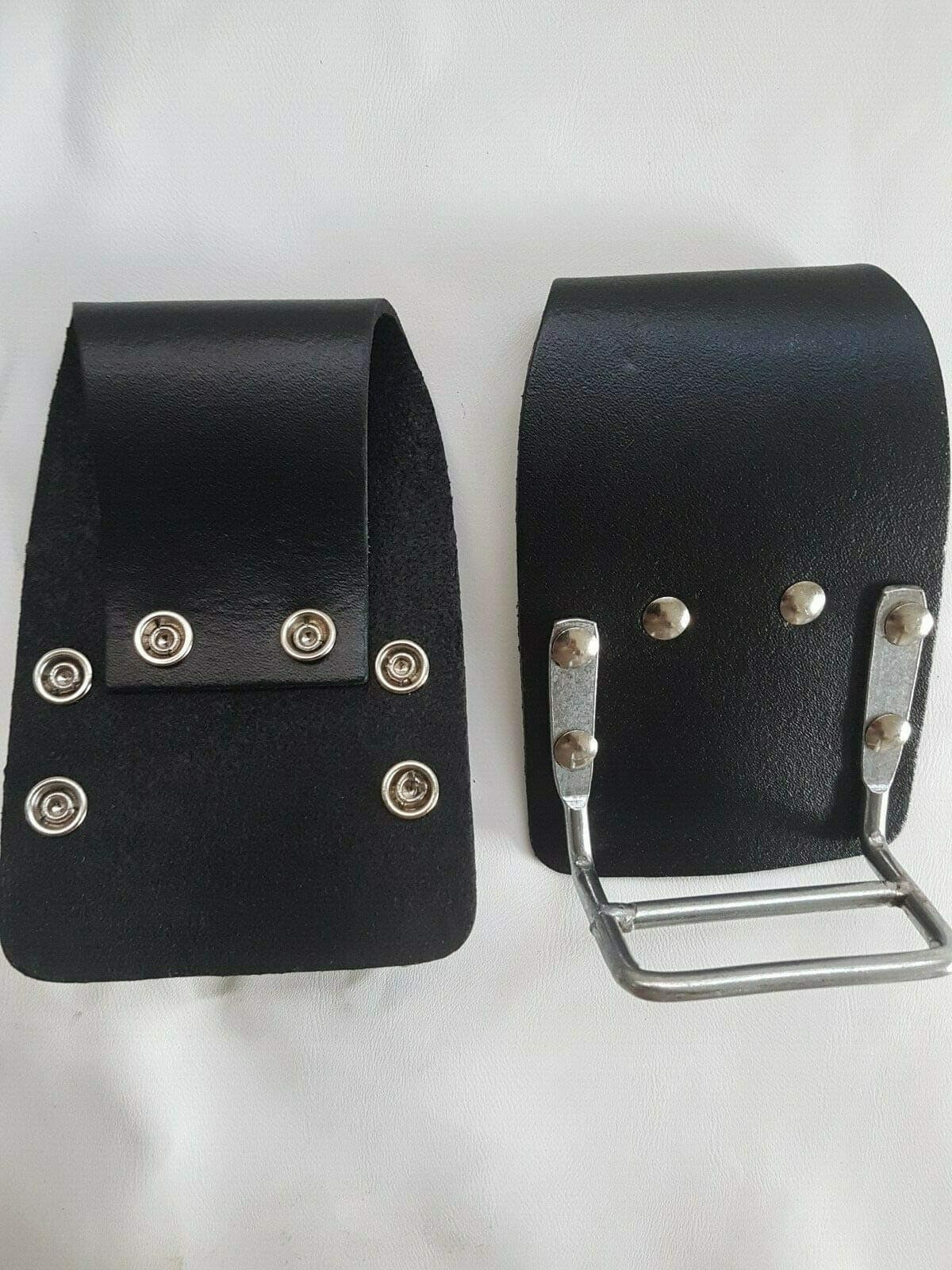 BBI Leather SCPH Scaffold Snips Cutter Pliers Holder for Tool Belt (Black)