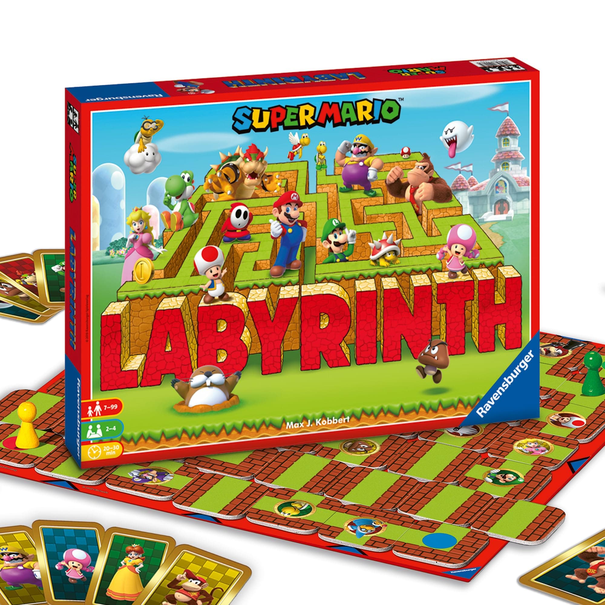 Ravensburger Super Mario Labyrinth Board Game,Multicolor,One_Size,26063