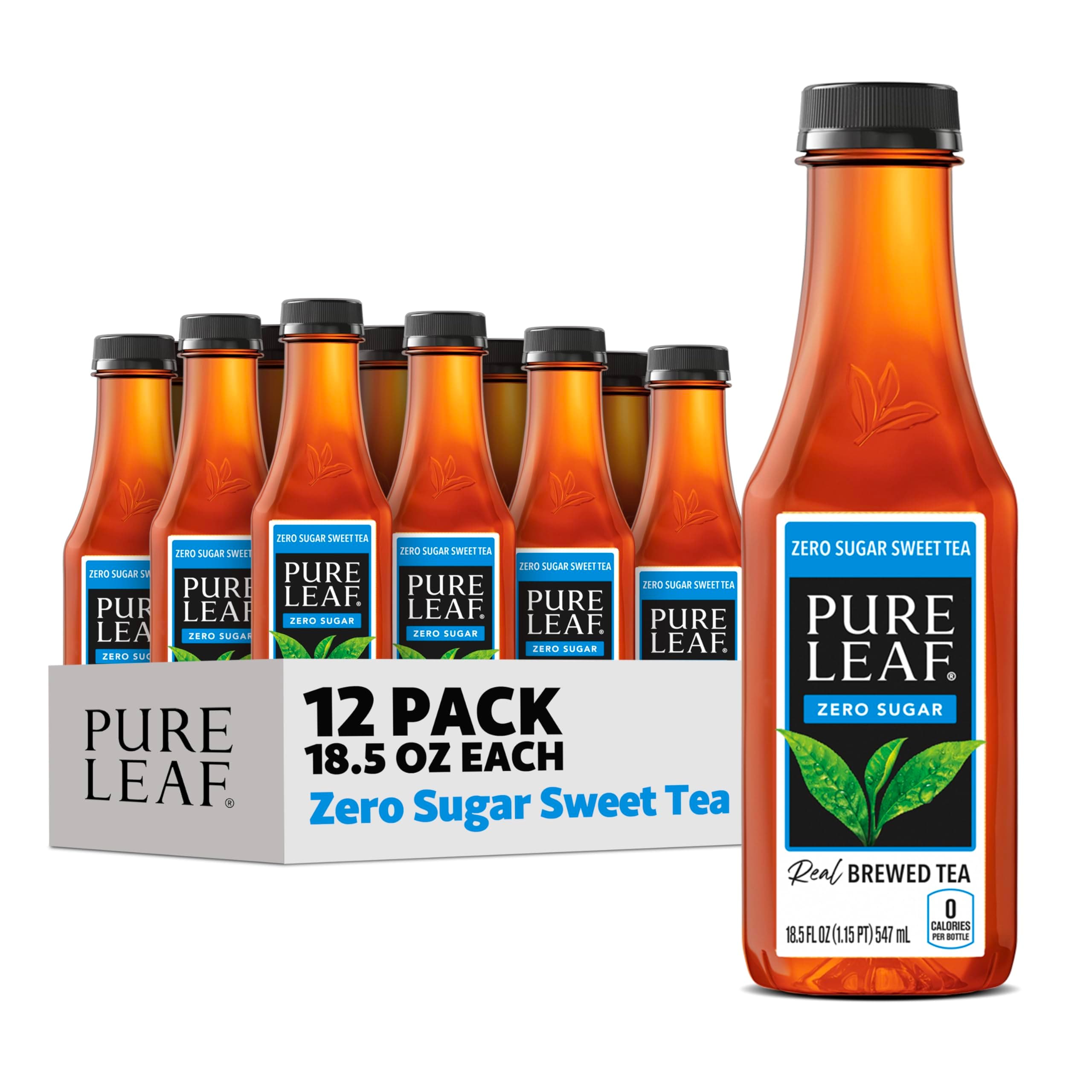 Pure Leaf Iced Tea Zero Sugar Sweet Tea 500ml Bottles (Pack of 12)