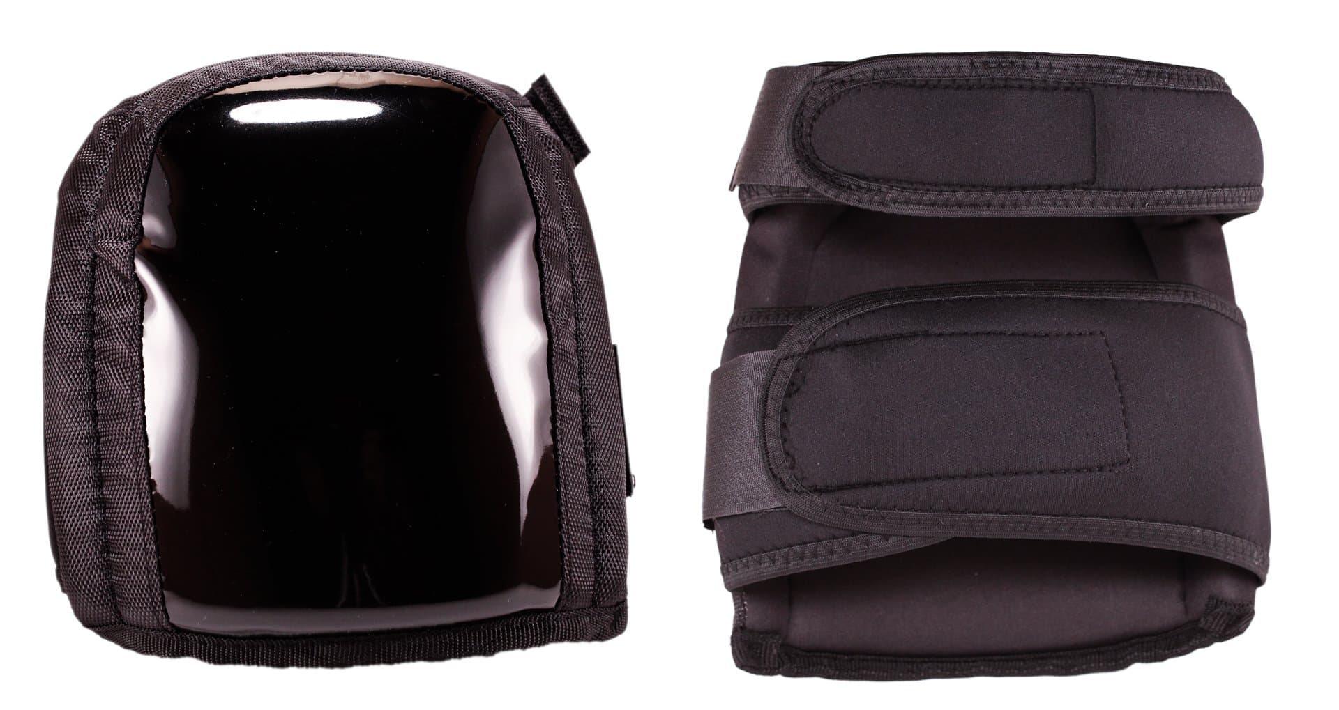 Heavy Duty Knee Pads- Multi-Surface- Extra Thick Comfort Foam with Gel Inserts- Soft Cap with Tear and Abrasive Resistant Material- Adjustable Size Straps- Black- One Pair