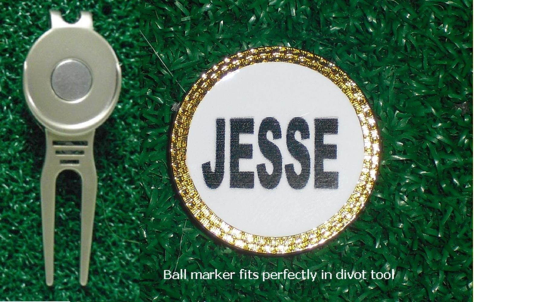 Gatormade Personalized Golf Ball Marker & Divot Tool Jesse