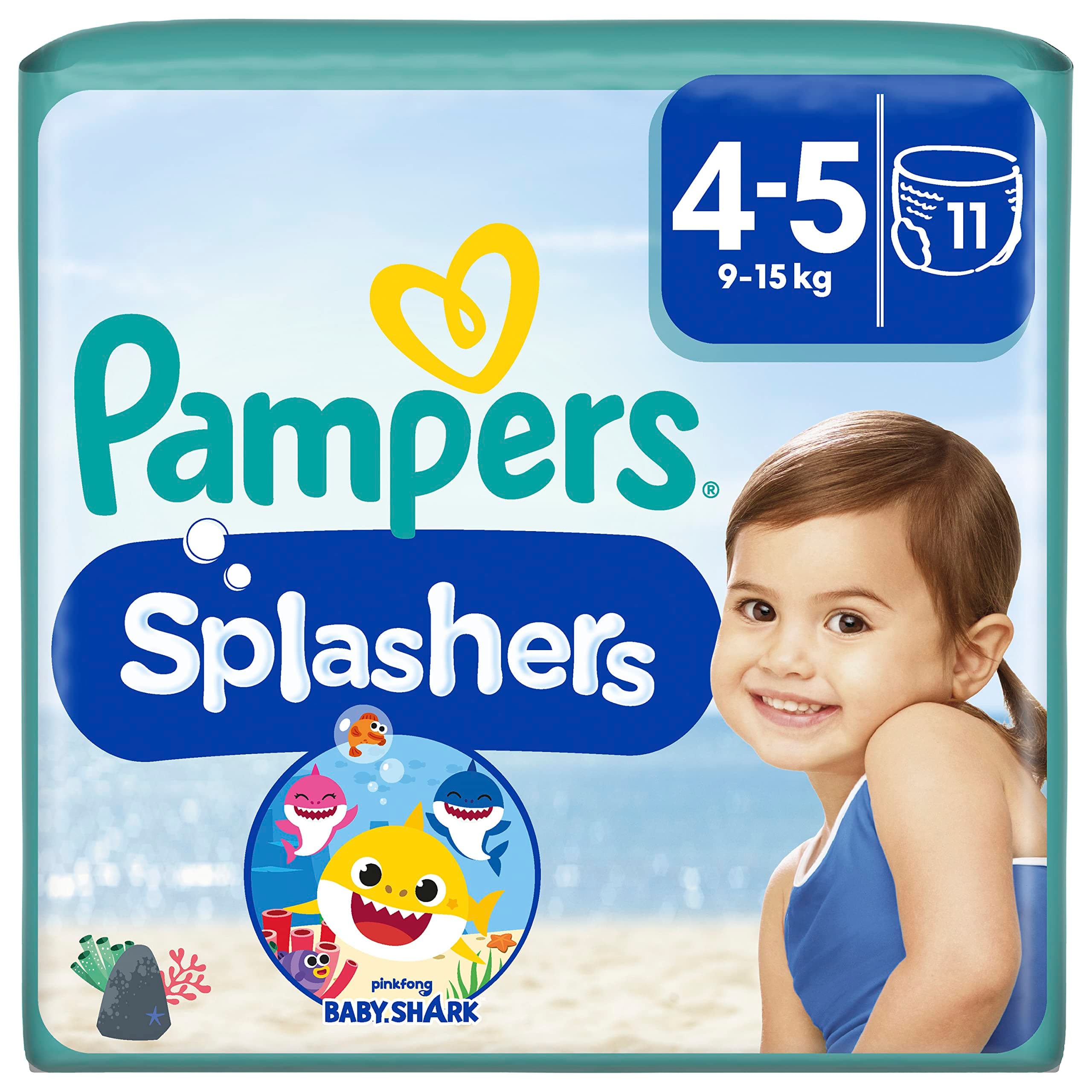 Splashers 4-5 Years 11 Diapers