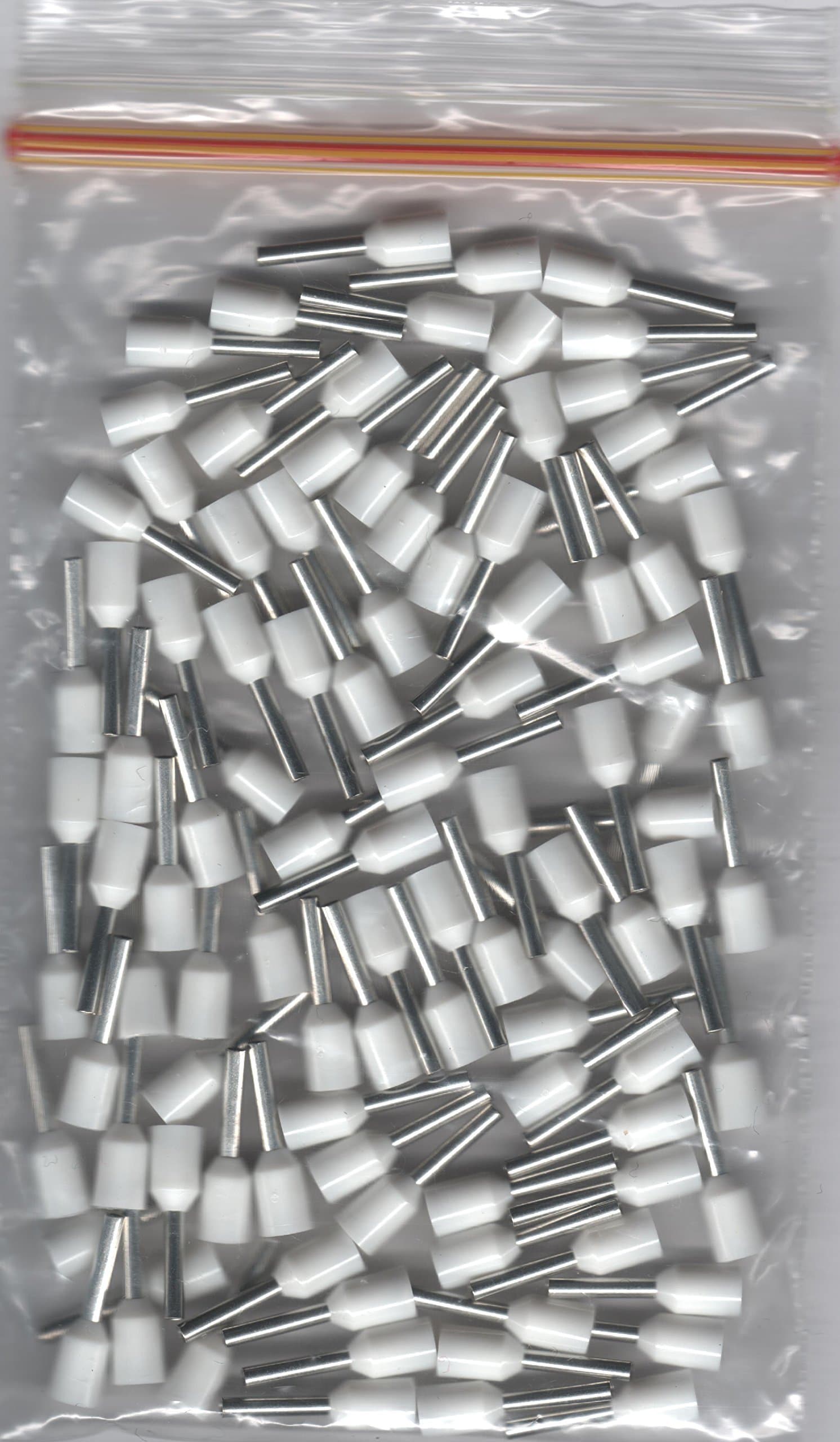 Netview CCTV Secure Cat5/Cat5e UTP Cable Connectors for CCTV DVR Video Baluns & Power Jacks 100xWhite