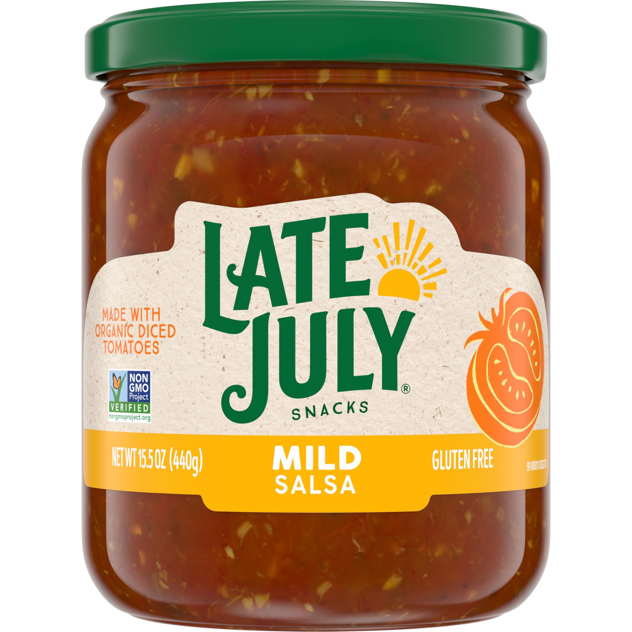 Late July Snacks Mild Salsa, 15.5 oz Jar