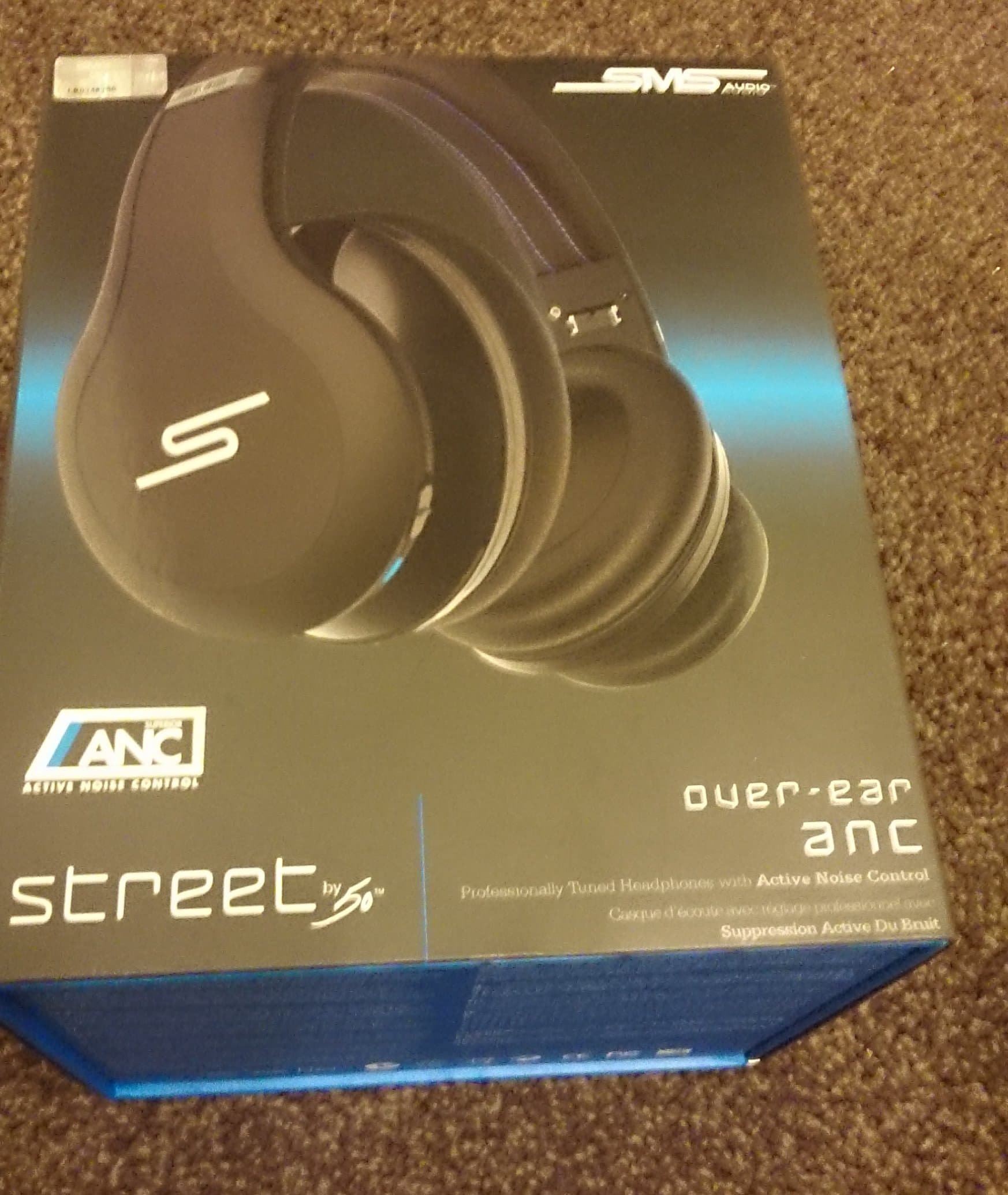 SMS Audio STREET by 50 Cent ANC Over-Ear Wired Headphones - Black