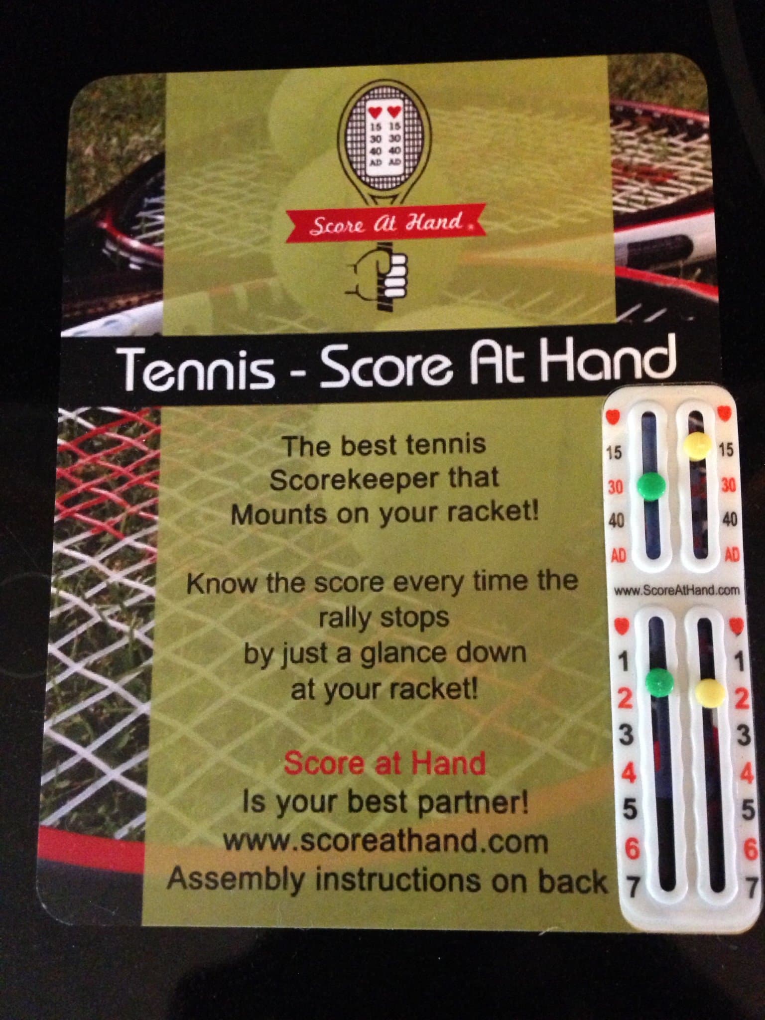 Tennis Racket Score Keeper