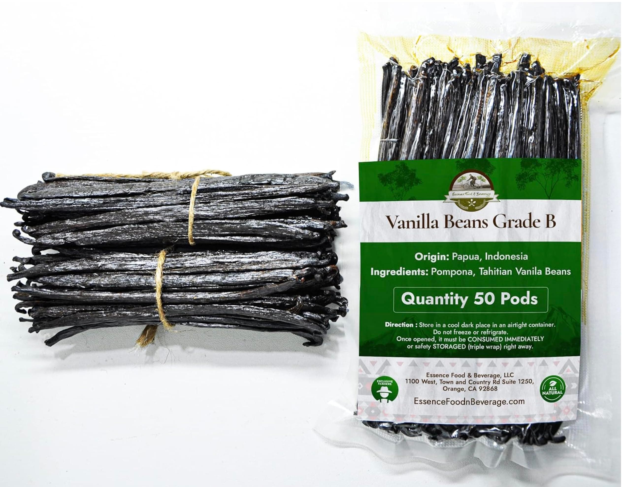 TAHITIAN VANILLA BEANS BULK