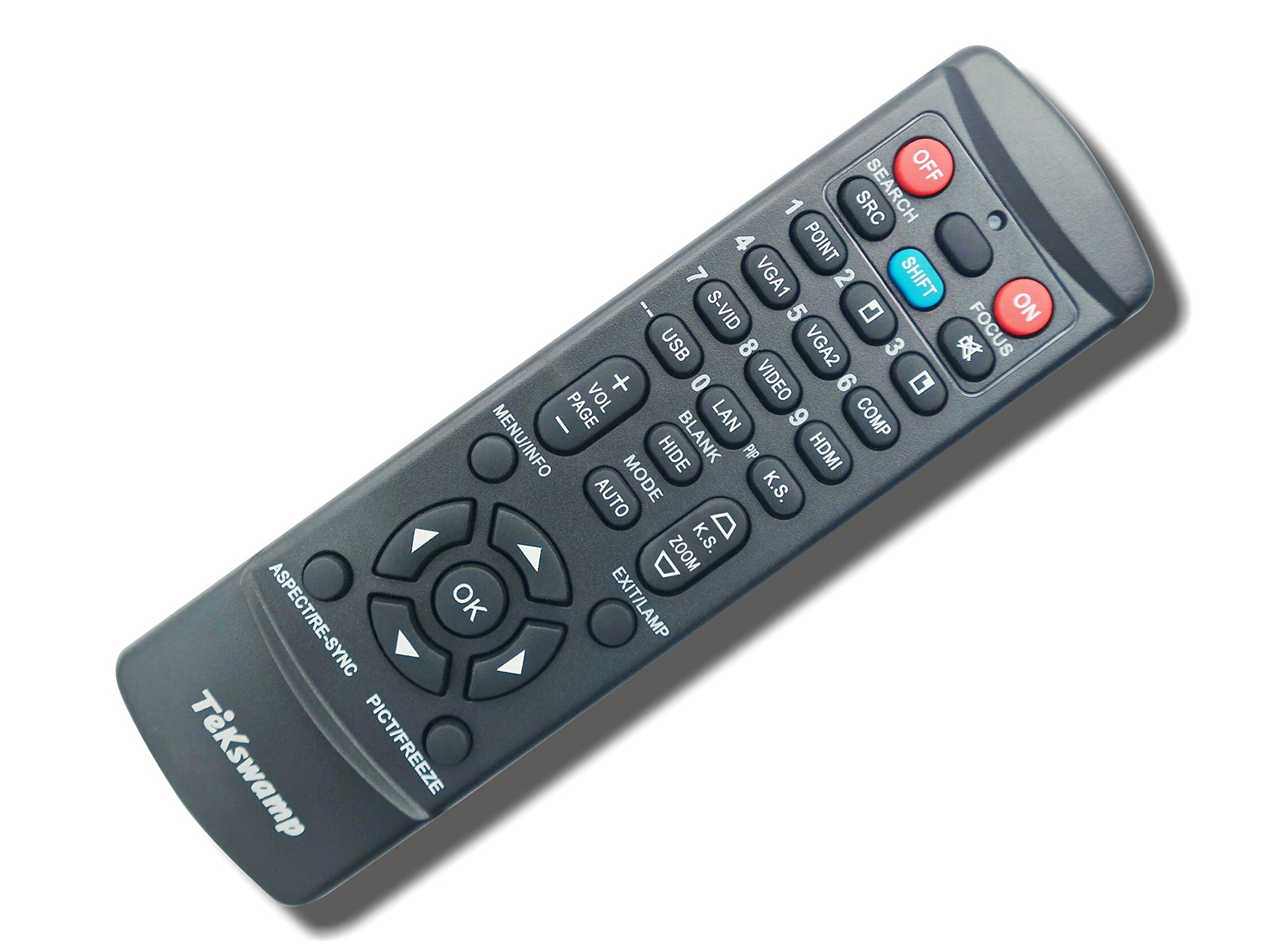 Remote Control for Optoma HD142X Projector by Tekswamp