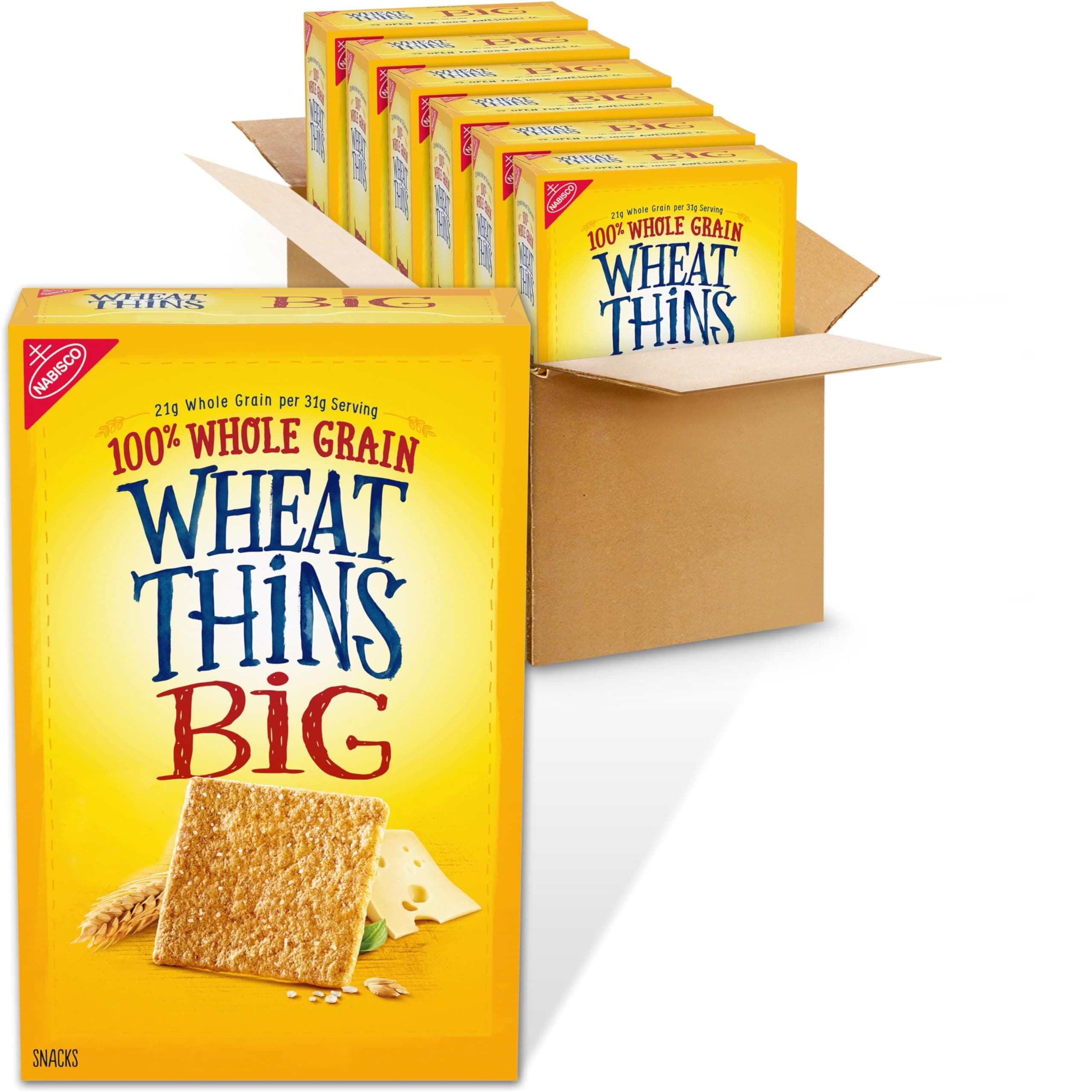 Wheat Thins BIG Whole Grain Wheat Crackers