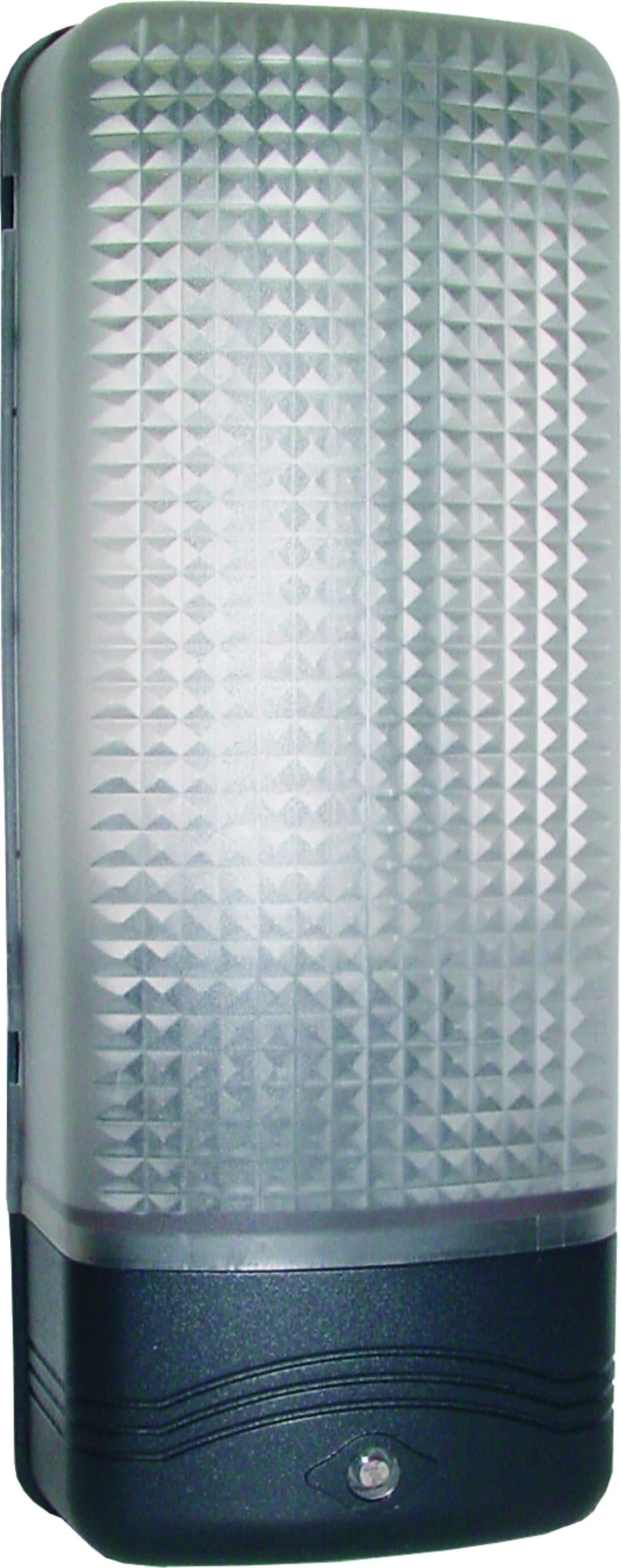 Byron Elro ES81 GLS / 13W ES Plastic Bulkhead with Light Sensor Black,60w